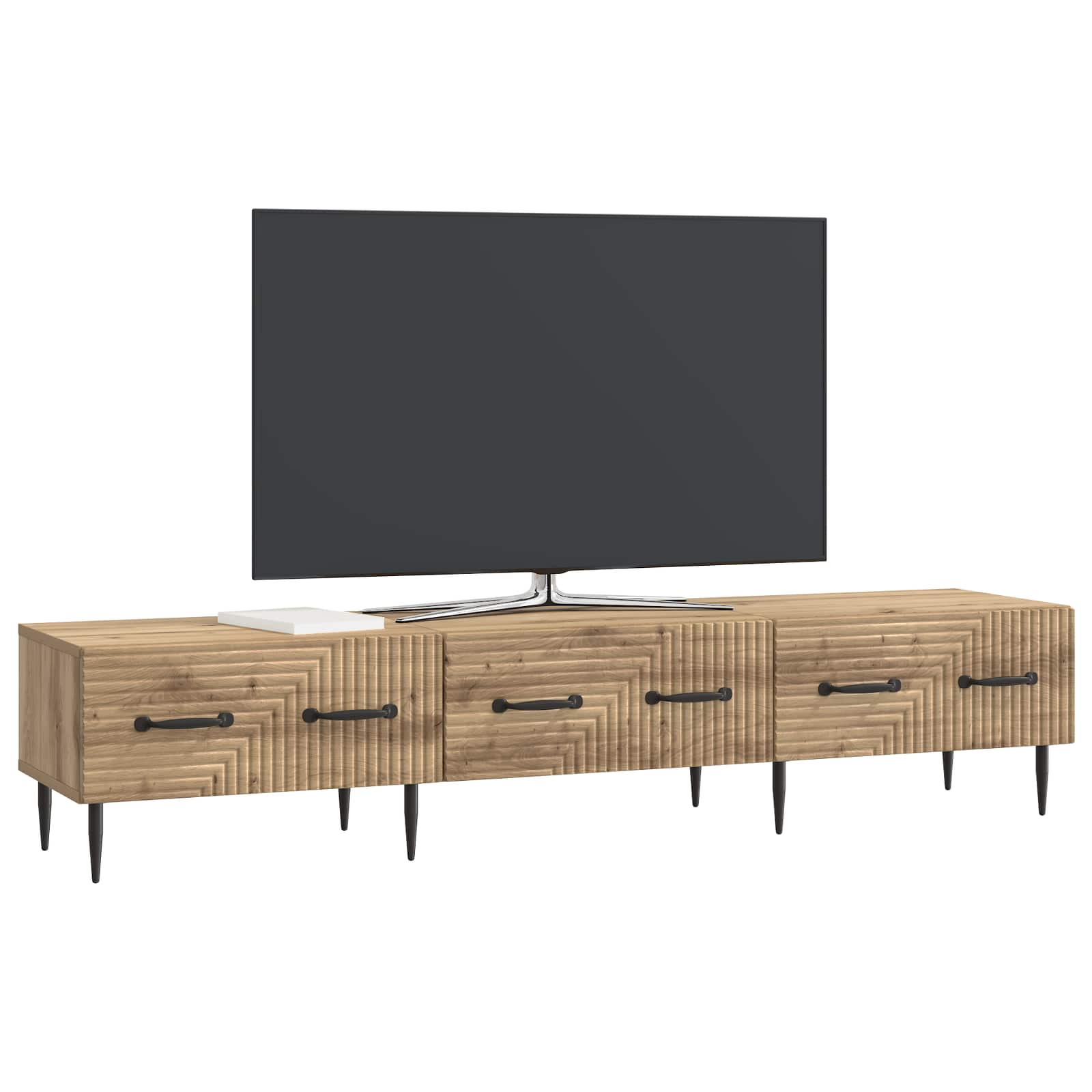Ντουλάπι TV Artisan Δρυς 147 x 34,5 x 30 εκ Επεξεργασμένο Ξύλο - Pakobazaar