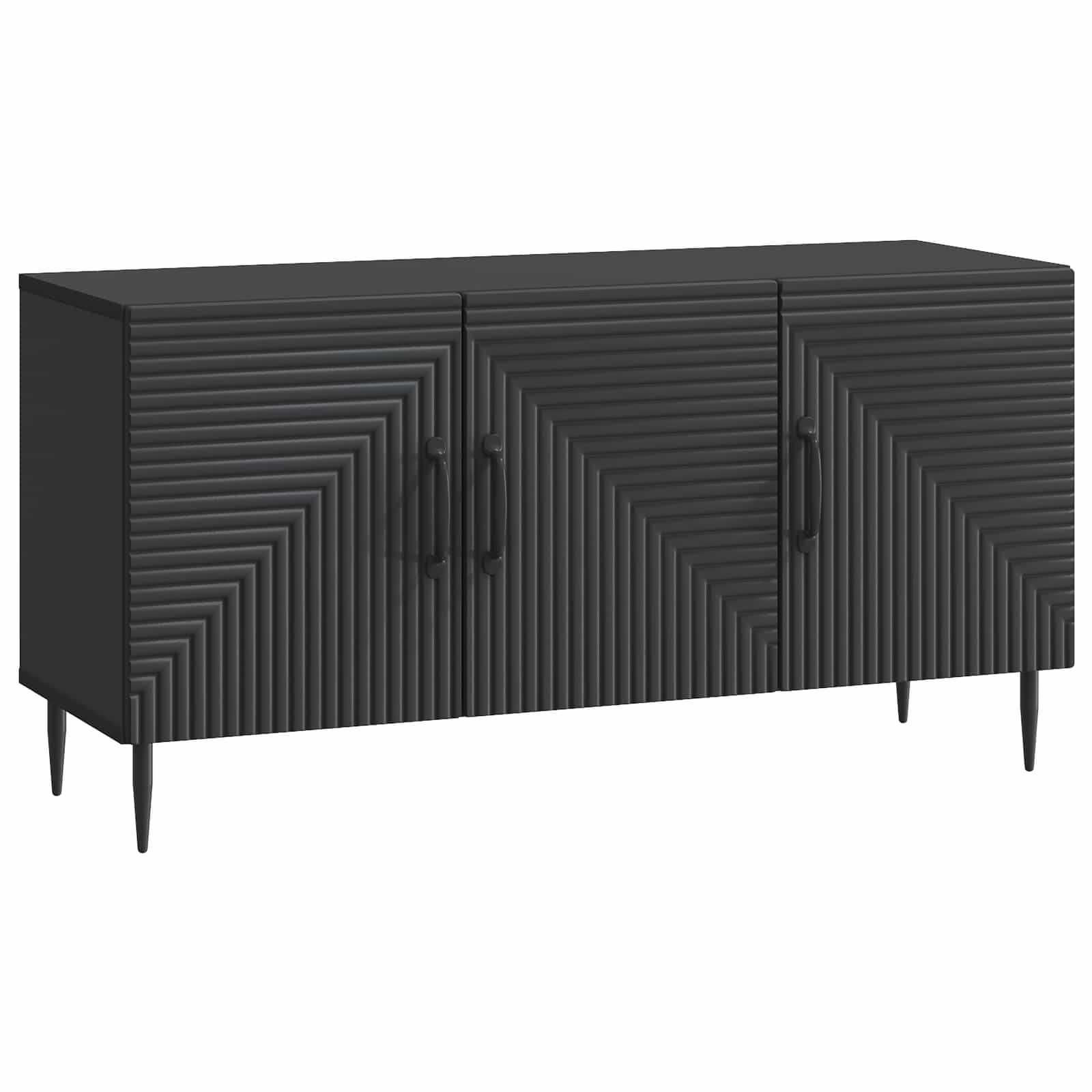Ντουλάπι TV Μαύρο 99 x 34,5 x 50 εκ. Επεξεργασμένο Ξύλο - Pakobazaar
