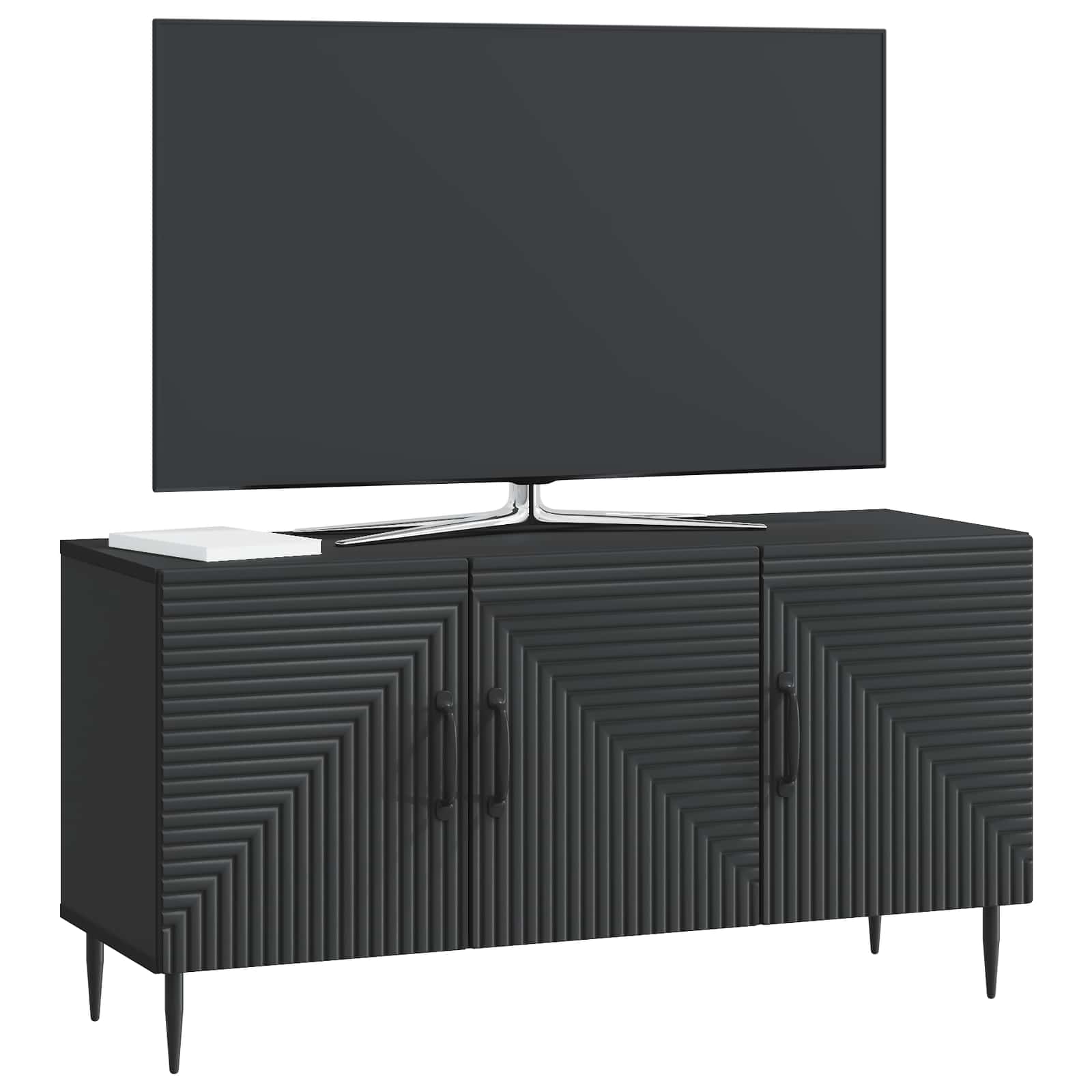 Ντουλάπι TV Μαύρο 99 x 34,5 x 50 εκ. Επεξεργασμένο Ξύλο - Pakobazaar