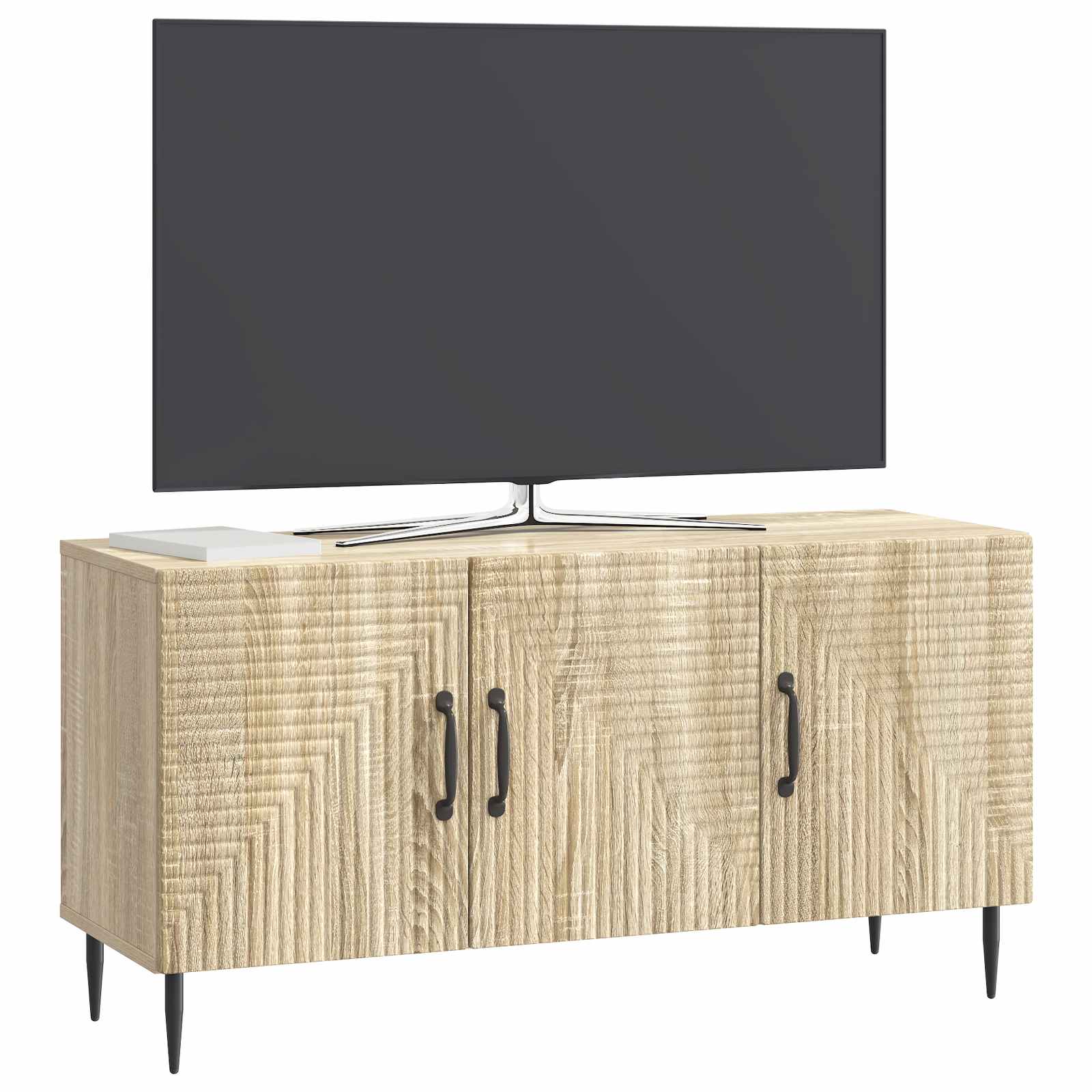 Ντουλάπι TV Sonoma Δρυς 99 x 34,5 x 50 εκ. Επεξεργασμένο Ξύλο - Pakobazaar