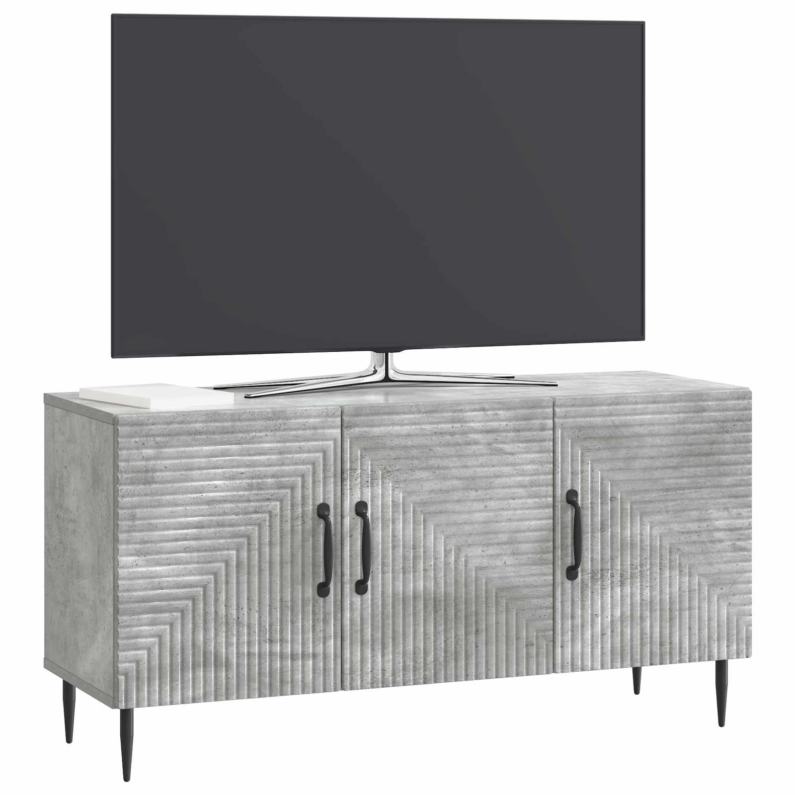 Ντουλάπι TV Γκρι Σκυροδέματος 99 x 34,5 x 50 εκ. - Pakobazaar