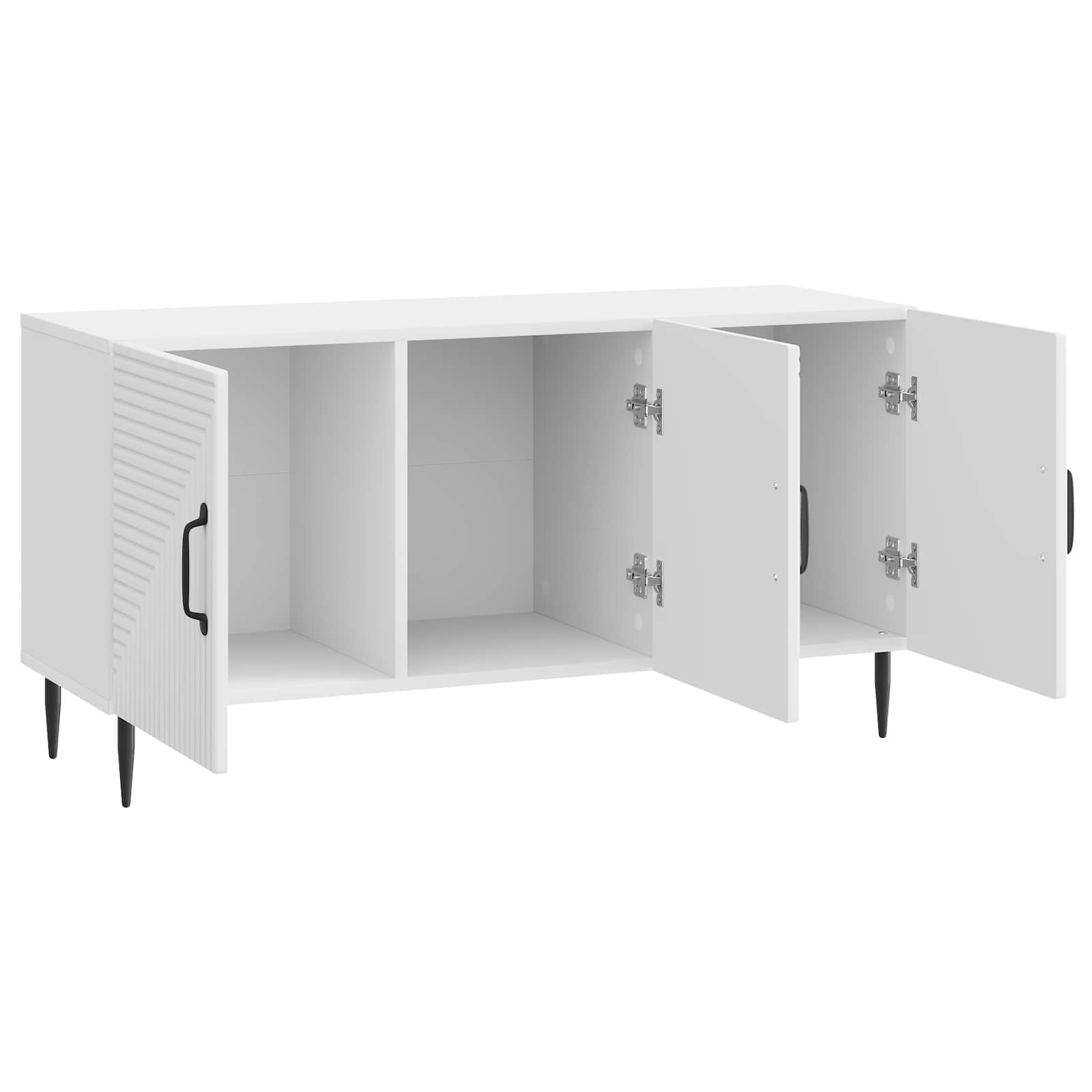 Ντουλάπι TV Γυαλιστερό Λευκό 99 x 34,5 x 50 εκ. - Pakobazaar