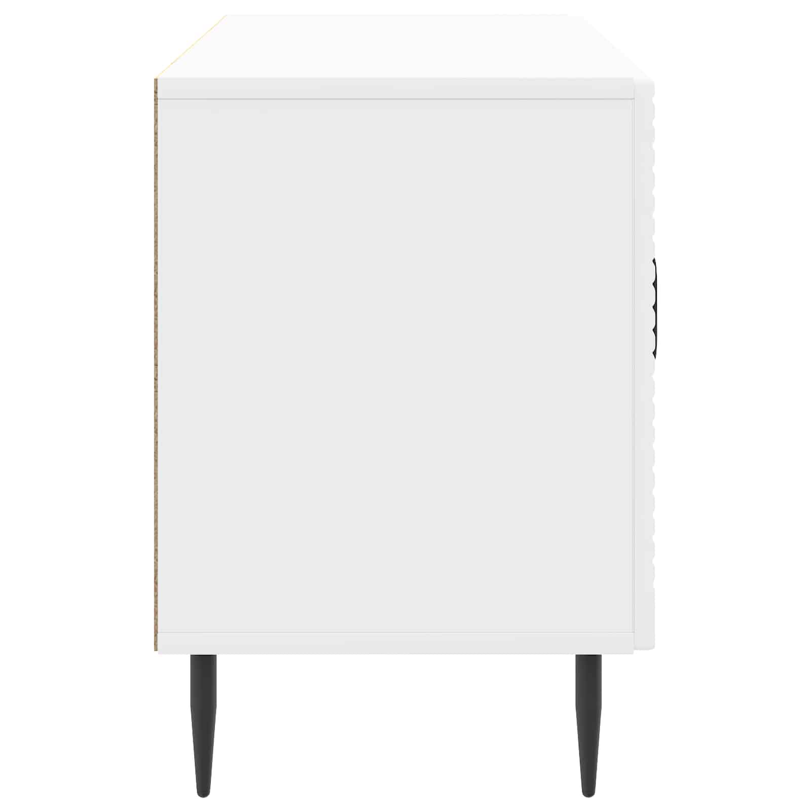 Ντουλάπι TV Γυαλιστερό Λευκό 99 x 34,5 x 50 εκ. - Pakobazaar