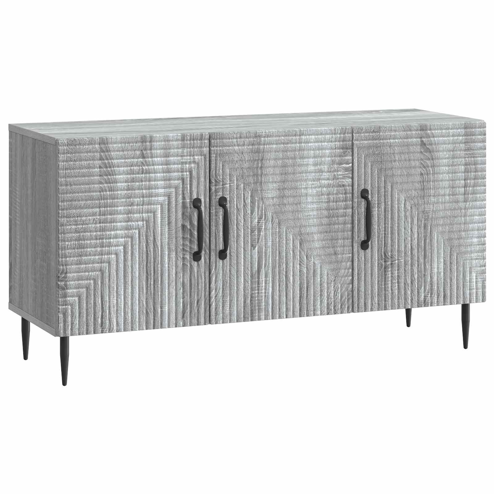 Ντουλάπι TV Γκρι Sonoma 99 x 34,5 x 50 εκ. Επεξεργασμένο Ξύλο - Pakobazaar