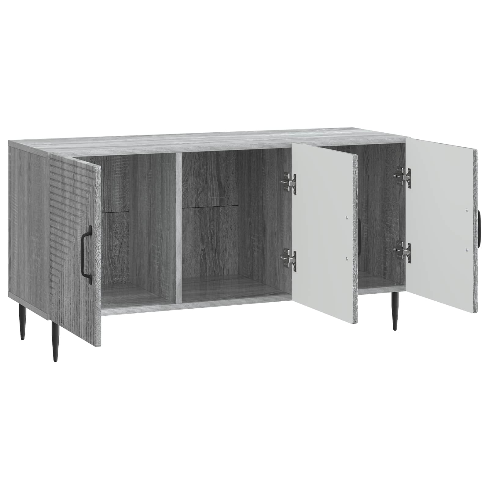 Ντουλάπι TV Γκρι Sonoma 99 x 34,5 x 50 εκ. Επεξεργασμένο Ξύλο - Pakobazaar