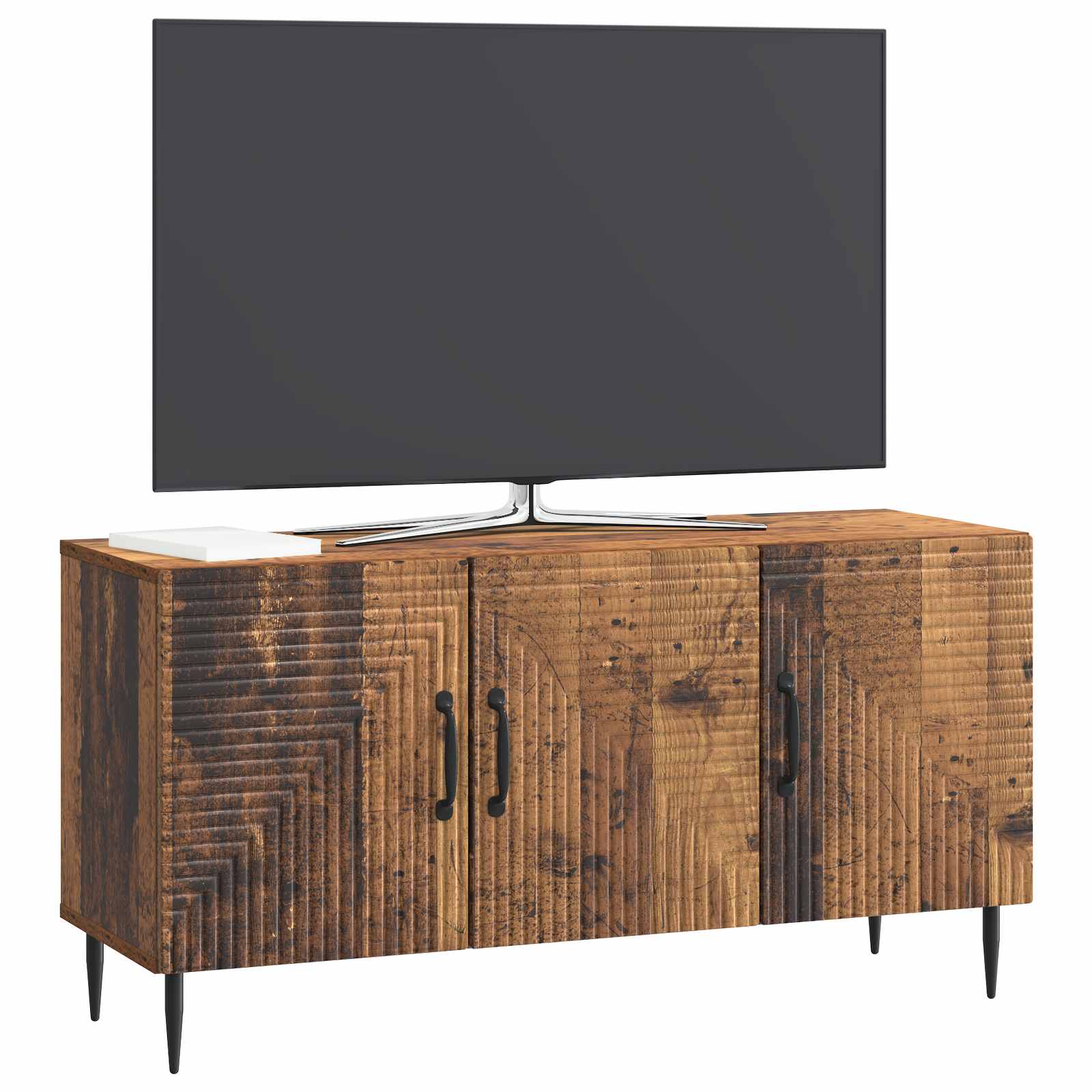 Ντουλάπι TV Παλαιωμένο ξύλο 99 x 34,5 x 50 εκ. - Pakobazaar