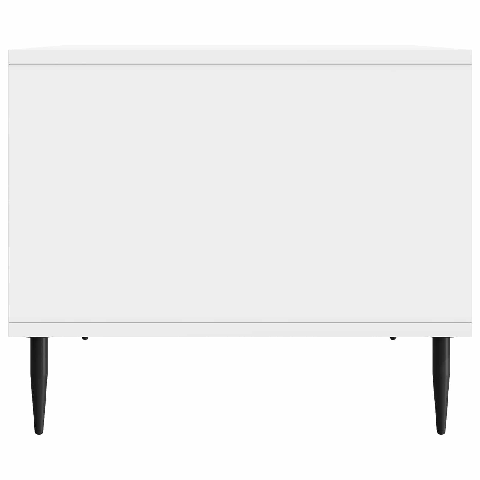 Τραπεζάκι σαλονιού Γυαλιστερό Λευκό 90 x 50 x 40 cm - Pakobazaar