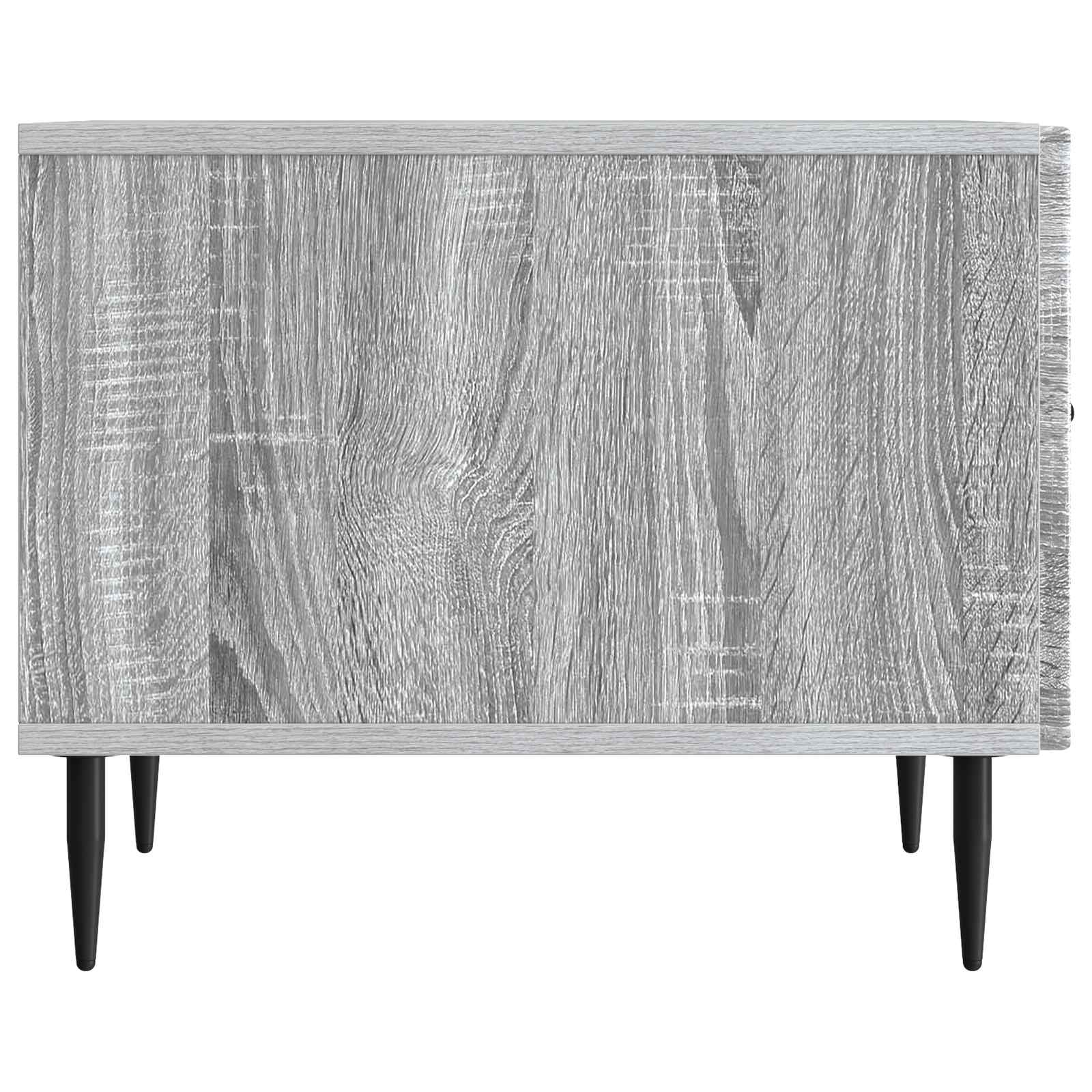 Τραπεζάκι σαλονιού με συρτάρι Γκρι Sonoma 49 x 50 x 40 εκ - Pakobazaar