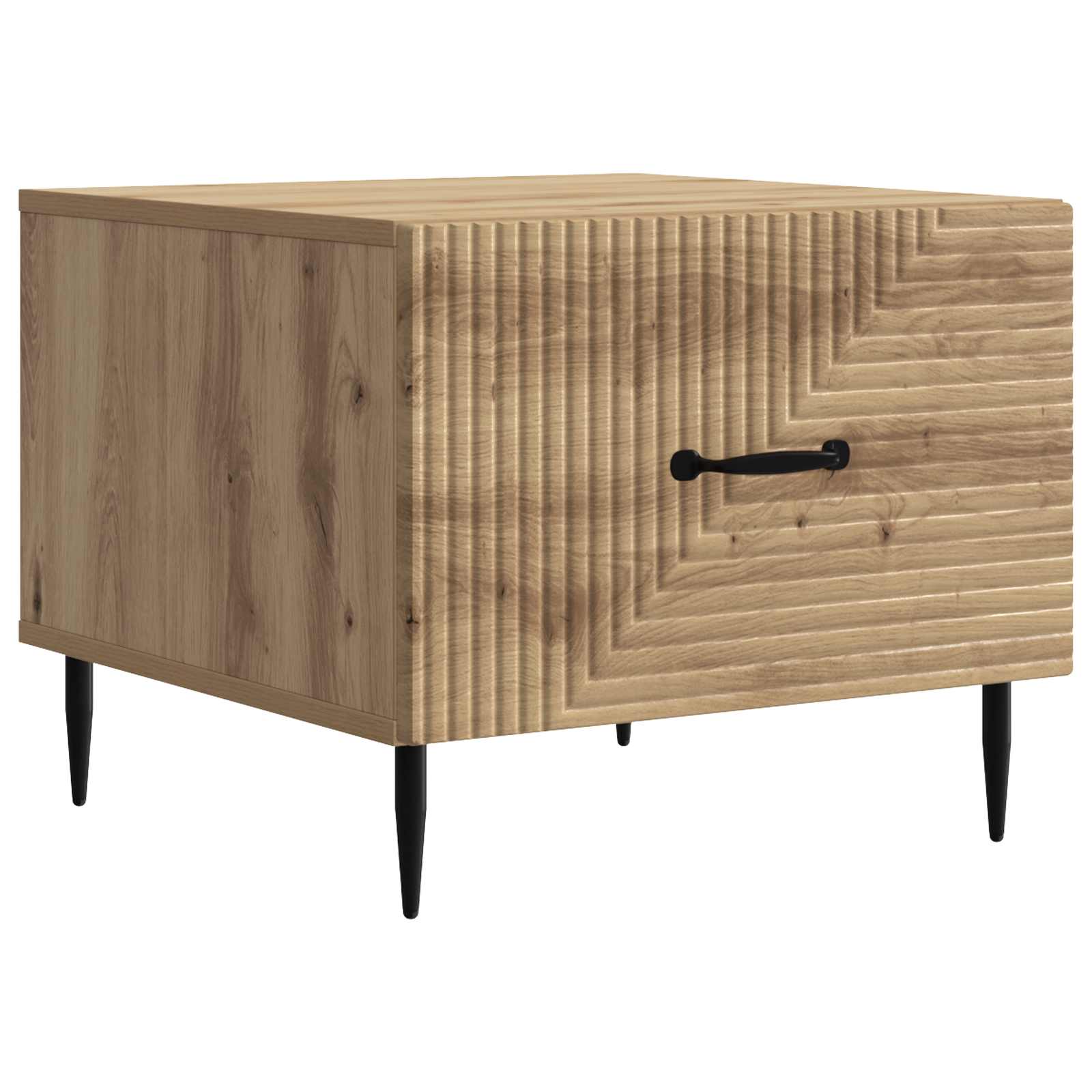 Τραπεζάκι σαλονιού με συρτάρι Artisan Δρυς 49 x 50 x 40 εκ - Pakobazaar