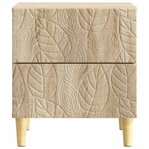 Κομοδίνο 2 pcs Sonoma Δρυς 43 x 34,5 x 48 εκ Επεξεργασμένο Ξύλο - Pakobazaar