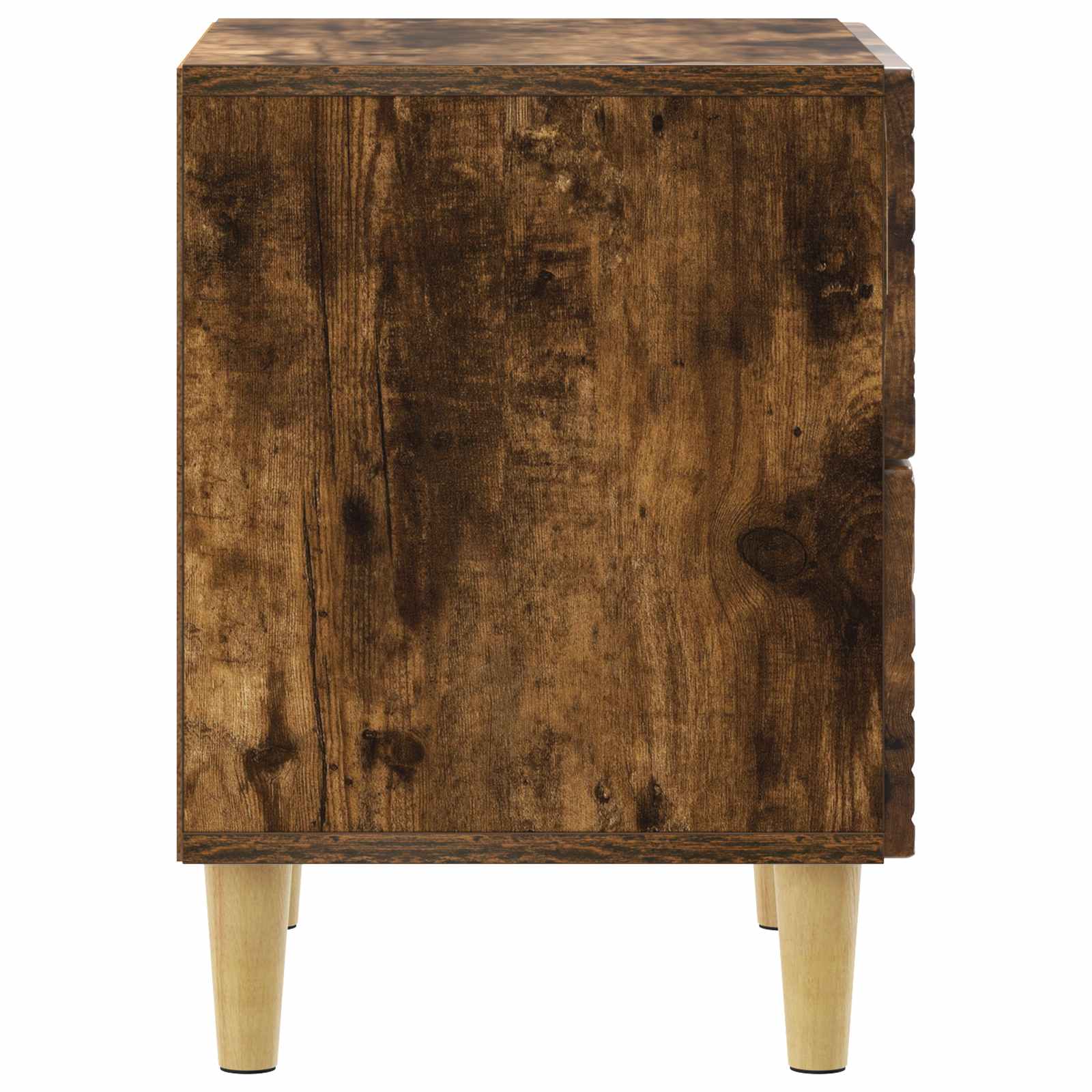 Κομοδίνο 2 pcs Καπνισμένο Ξύλο Δρυός 43 x 34,5 x 48 εκ - Pakobazaar