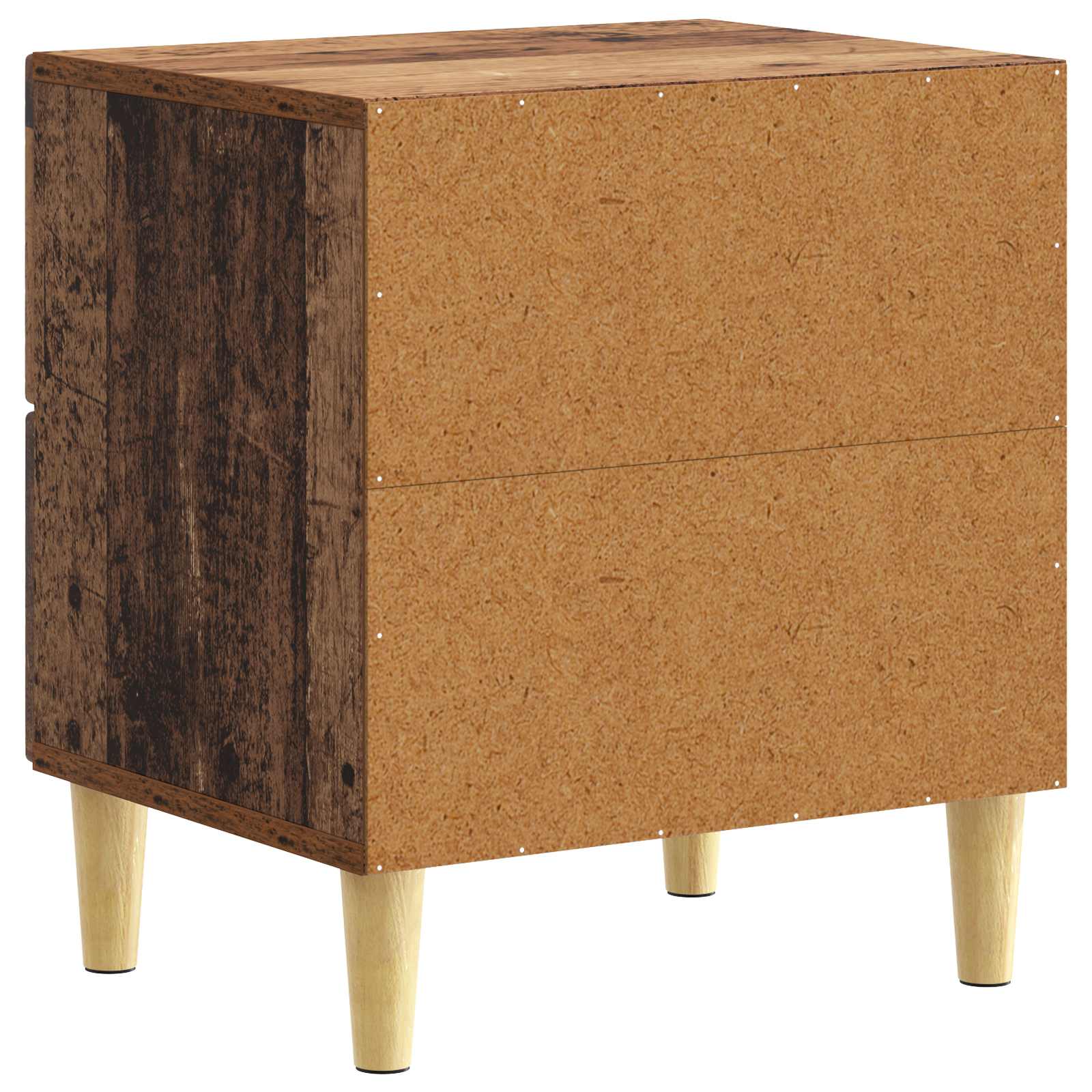 Κομοδίνο 2 pcs Παλαιωμένο ξύλο 43 x 34,5 x 48 εκ - Pakobazaar
