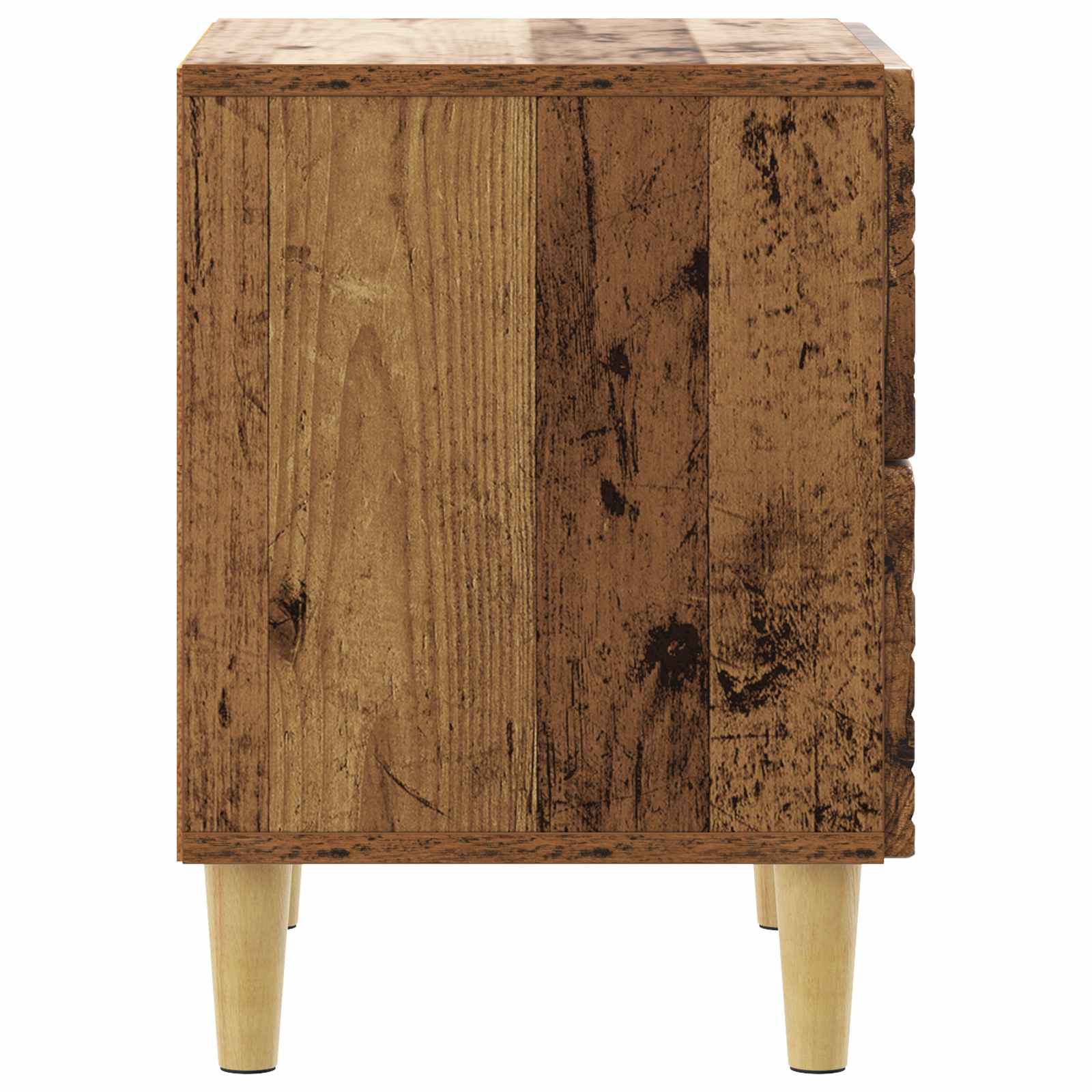 Κομοδίνο 2 pcs Παλαιωμένο ξύλο 43 x 34,5 x 48 εκ - Pakobazaar