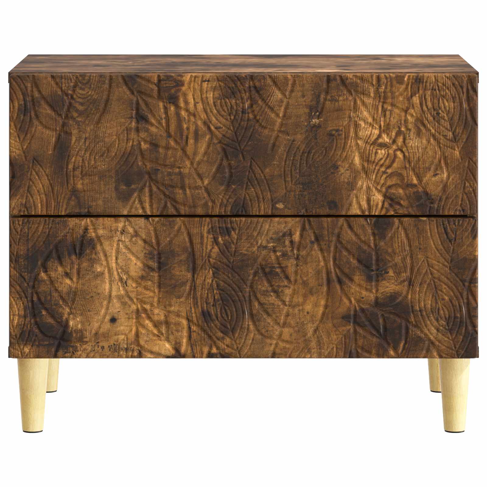 Κομοδίνο Καπνισμένο Ξύλο Δρυός 62 x 34,5 x 48 εκ - Pakobazaar
