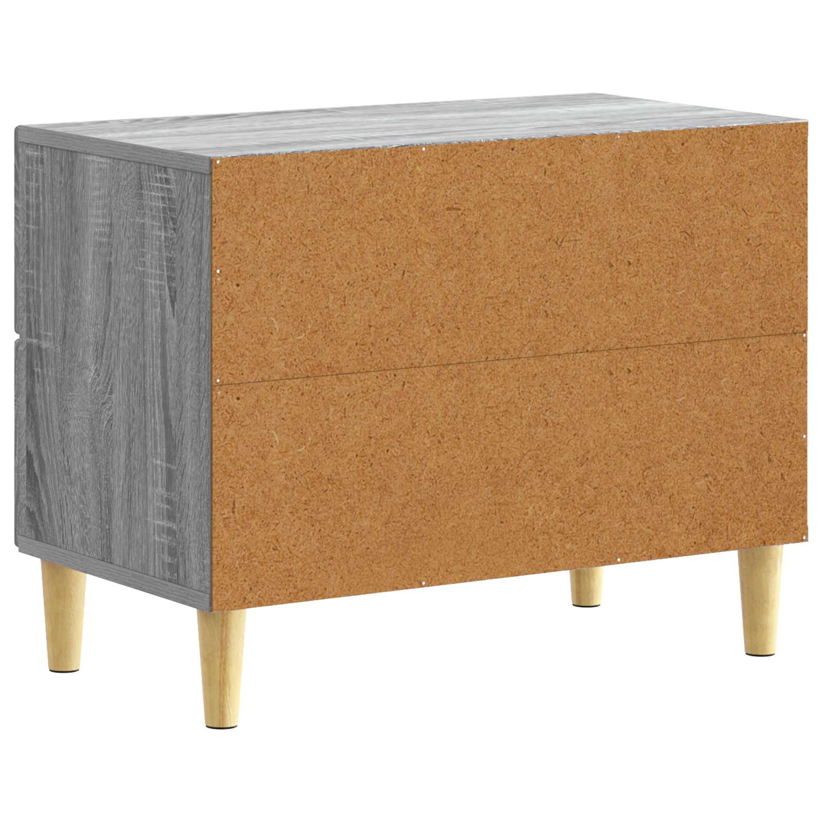 Κομοδίνο Γκρι Sonoma 62 x 34,5 x 48 εκ Επεξεργασμένο Ξύλο - Pakobazaar