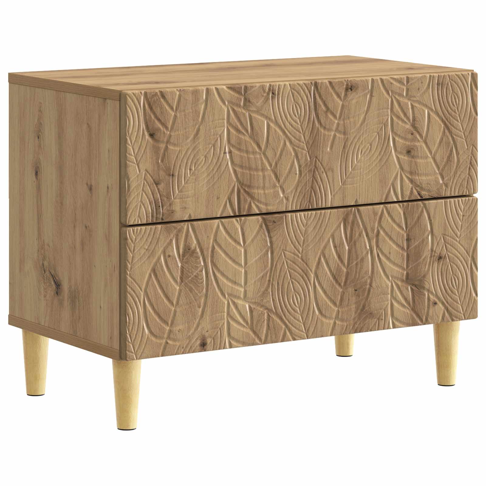 Κομοδίνο Artisan Δρυς 62 x 34,5 x 48 εκ Επεξεργασμένο Ξύλο - Pakobazaar