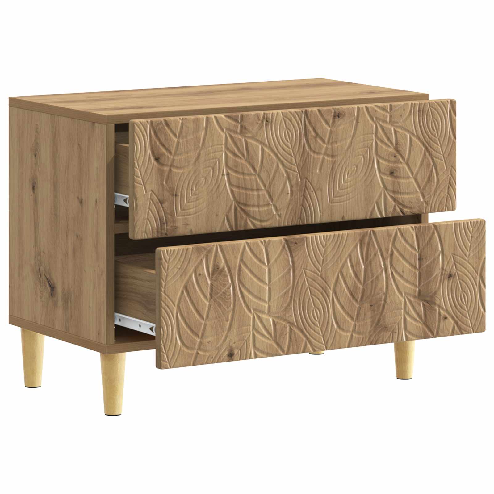 Κομοδίνο Artisan Δρυς 62 x 34,5 x 48 εκ Επεξεργασμένο Ξύλο - Pakobazaar
