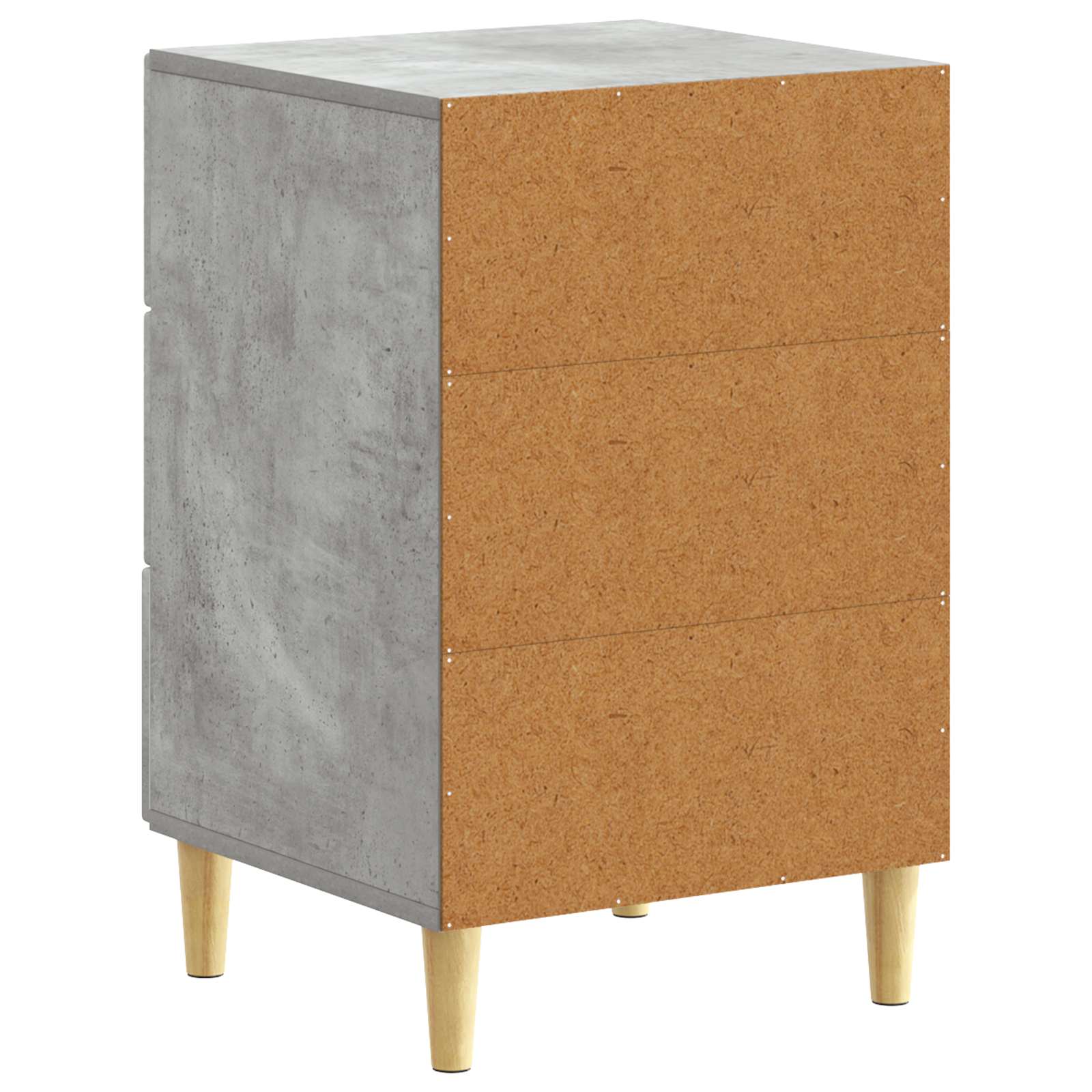 Κομοδίνο Γκρι Σκυροδέματος 43 x 39,5 x 66,5 εκ - Pakobazaar