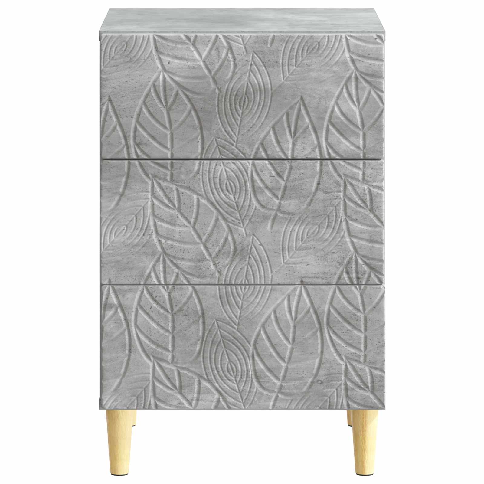Κομοδίνο Γκρι Σκυροδέματος 43 x 39,5 x 66,5 εκ - Pakobazaar