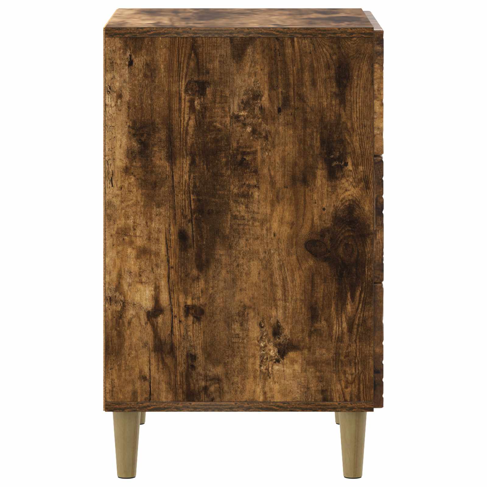 Κομοδίνο Καπνισμένο Ξύλο Δρυός 43 x 39,5 x 66,5 εκ - Pakobazaar