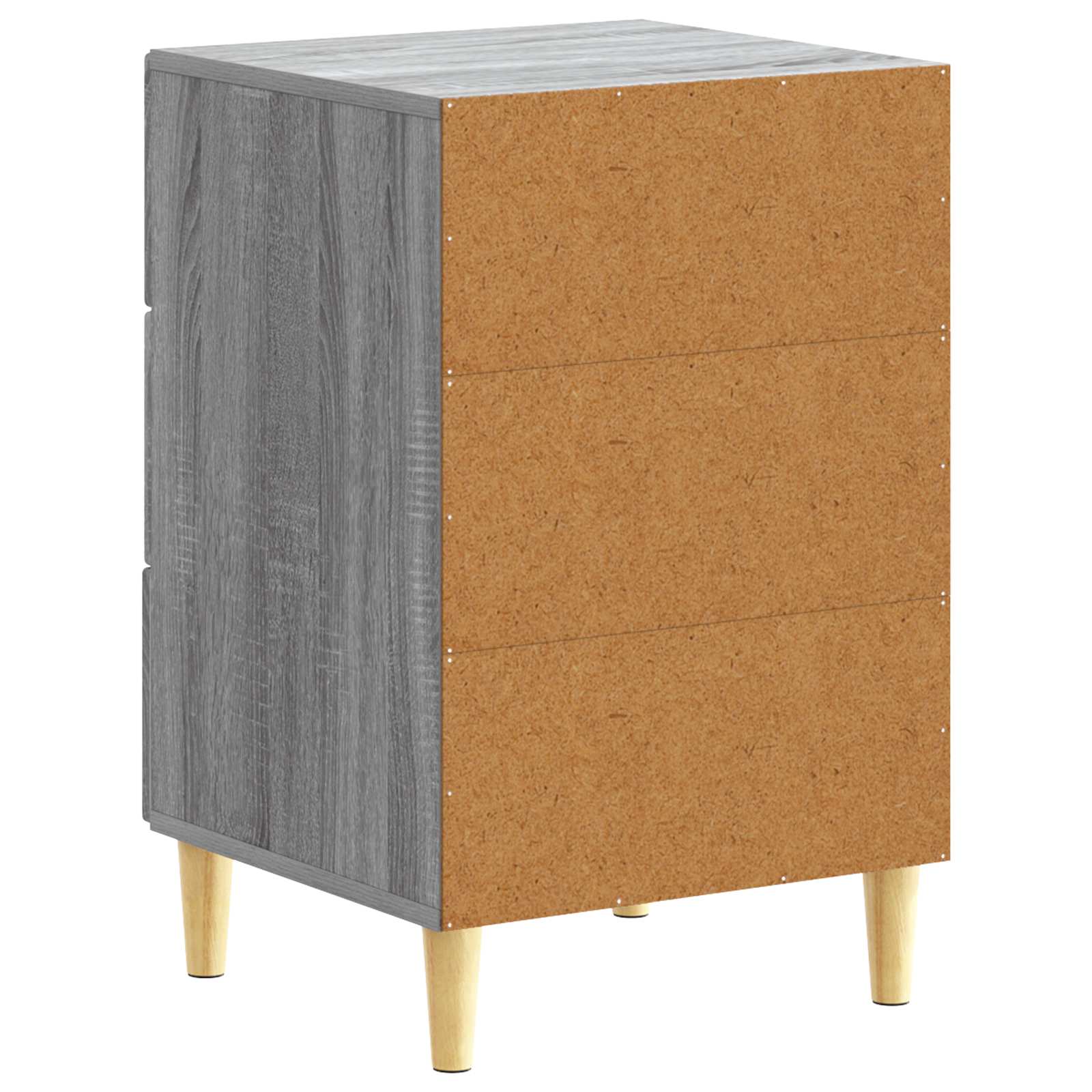 Κομοδίνο Γκρι Sonoma 43 x 39,5 x 66,5 εκ Επεξεργασμένο Ξύλο - Pakobazaar