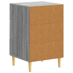 Κομοδίνο Γκρι Sonoma 43 x 39,5 x 66,5 εκ Επεξεργασμένο Ξύλο - Pakobazaar