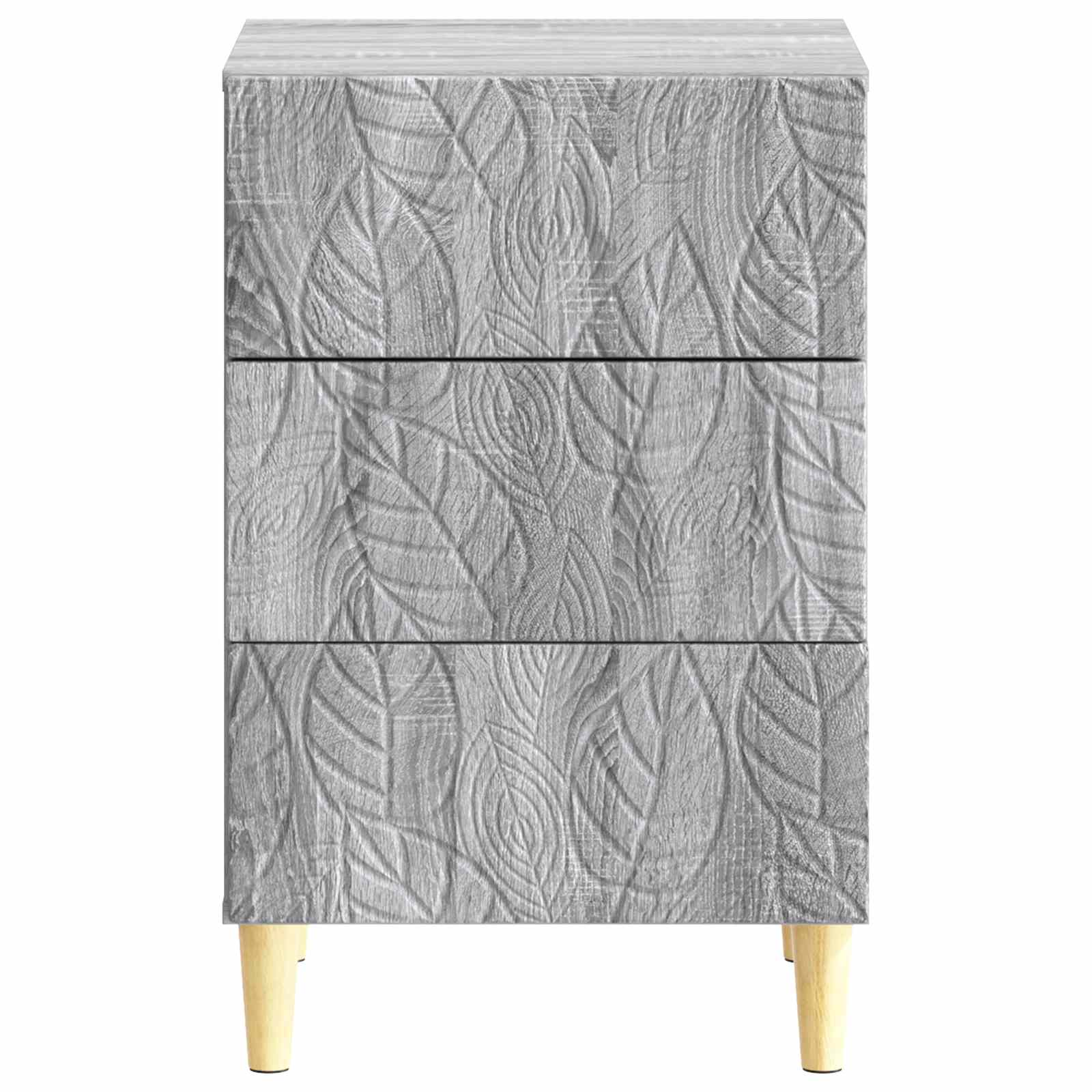 Κομοδίνο Γκρι Sonoma 43 x 39,5 x 66,5 εκ Επεξεργασμένο Ξύλο - Pakobazaar