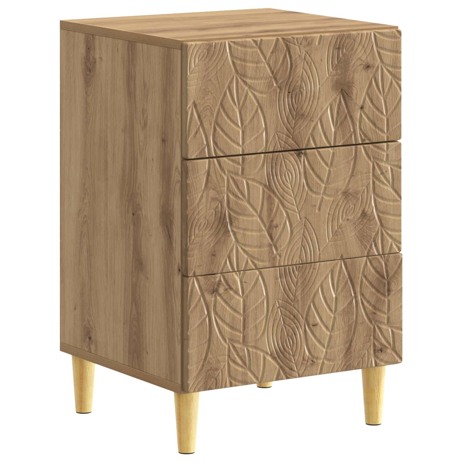 Κομοδίνο Artisan Δρυς 43 x 39,5 x 66,5 εκ Επεξεργασμένο Ξύλο - Pakobazaar