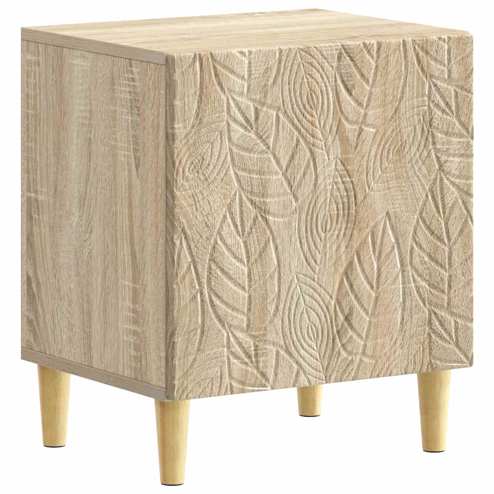 Κομοδίνο 2 pcs Sonoma Δρυς 43 x 34,5 x 50 εκ Επεξεργασμένο Ξύλο - Pakobazaar