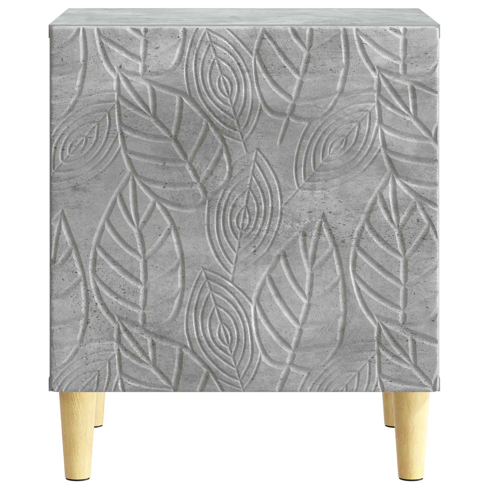 Κομοδίνο 2 pcs Γκρι Σκυροδέματος 43 x 34,5 x 50 εκ - Pakobazaar
