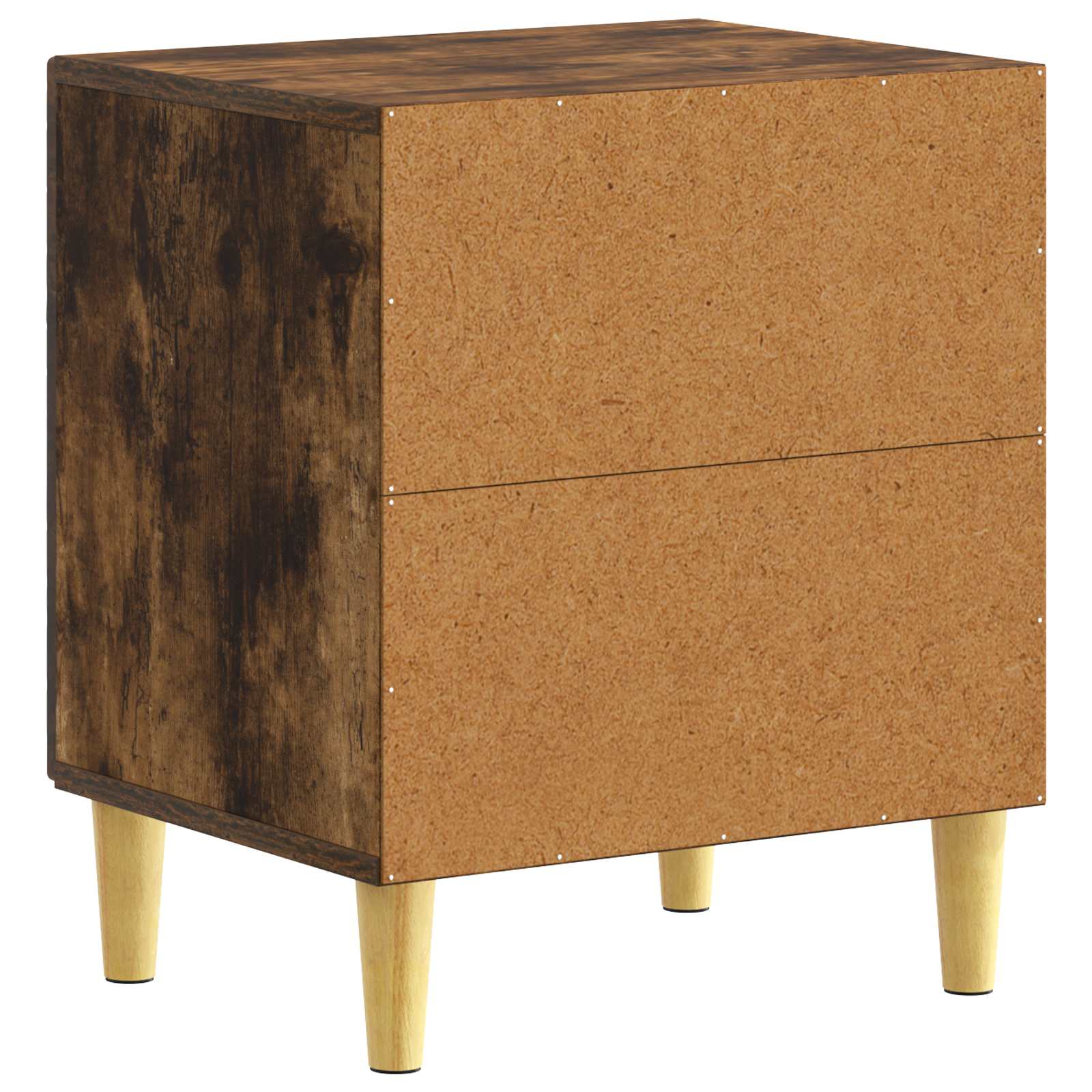 Κομοδίνο 2 pcs Καπνισμένο Ξύλο Δρυός 43 x 34,5 x 50 εκ - Pakobazaar