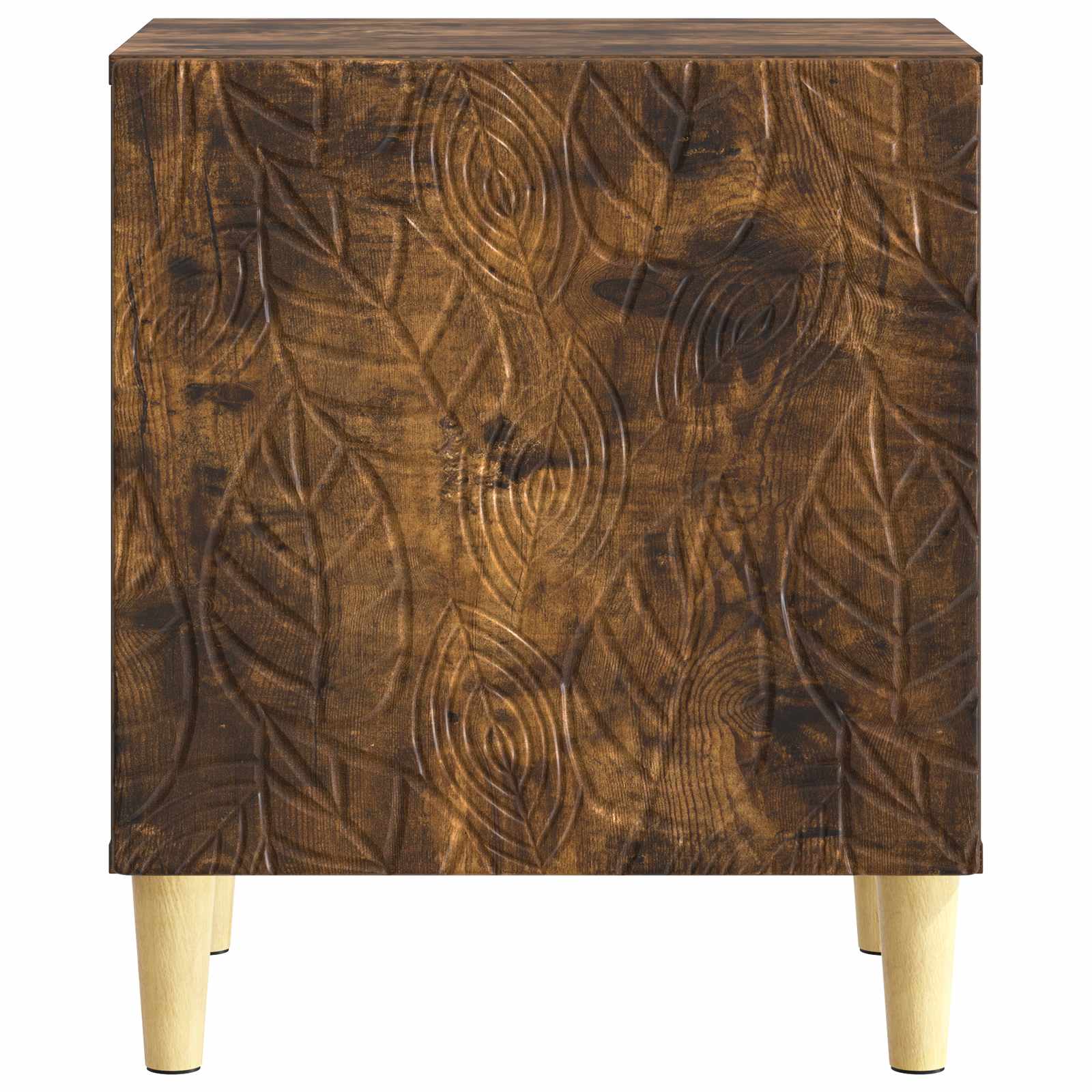Κομοδίνο 2 pcs Καπνισμένο Ξύλο Δρυός 43 x 34,5 x 50 εκ - Pakobazaar