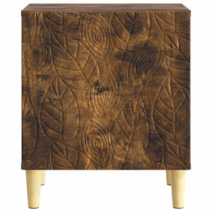 Κομοδίνο 2 pcs Καπνισμένο Ξύλο Δρυός 43 x 34,5 x 50 εκ - Pakobazaar