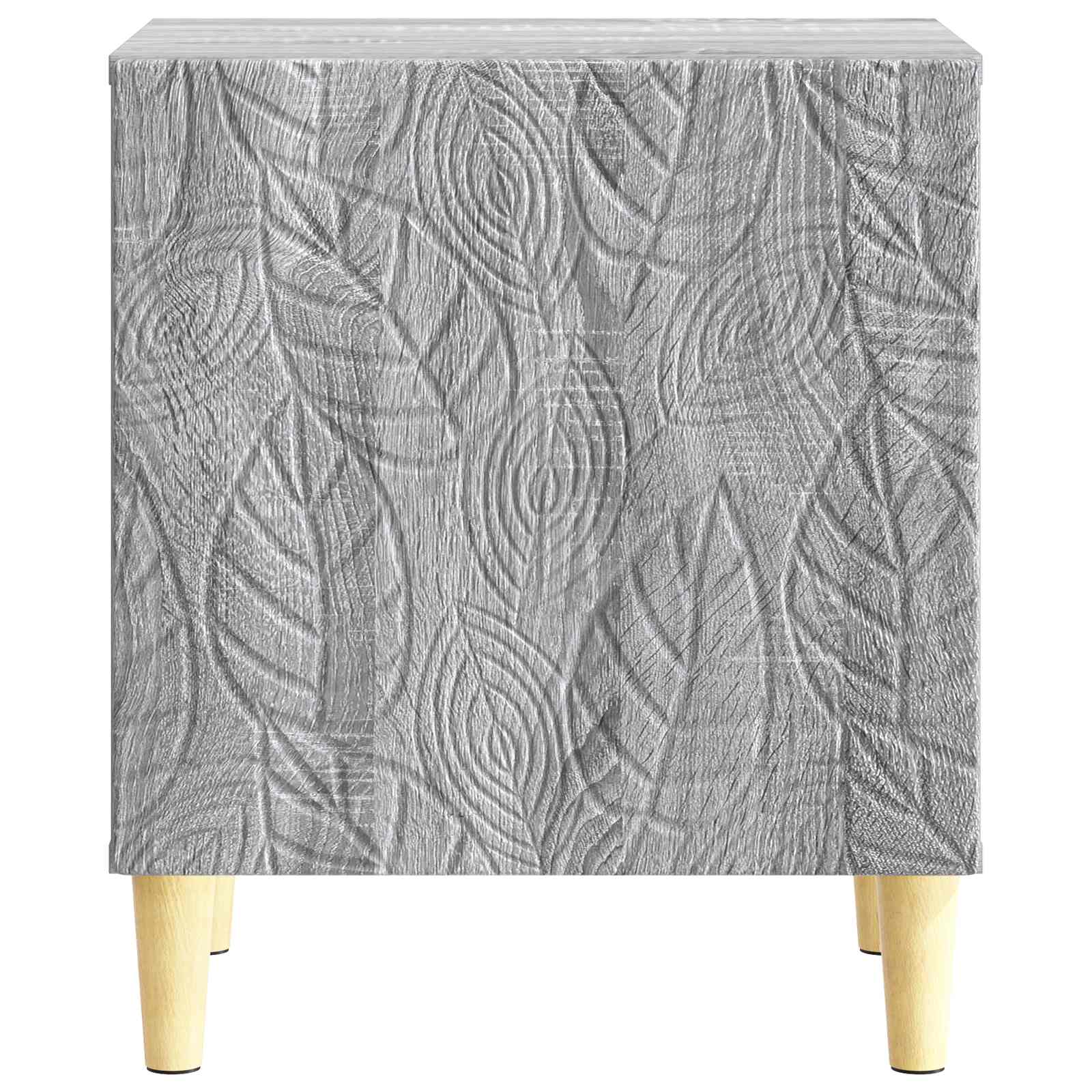 Κομοδίνο 2 pcs Γκρι Sonoma 43 x 34,5 x 50 εκ Επεξεργασμένο Ξύλο - Pakobazaar