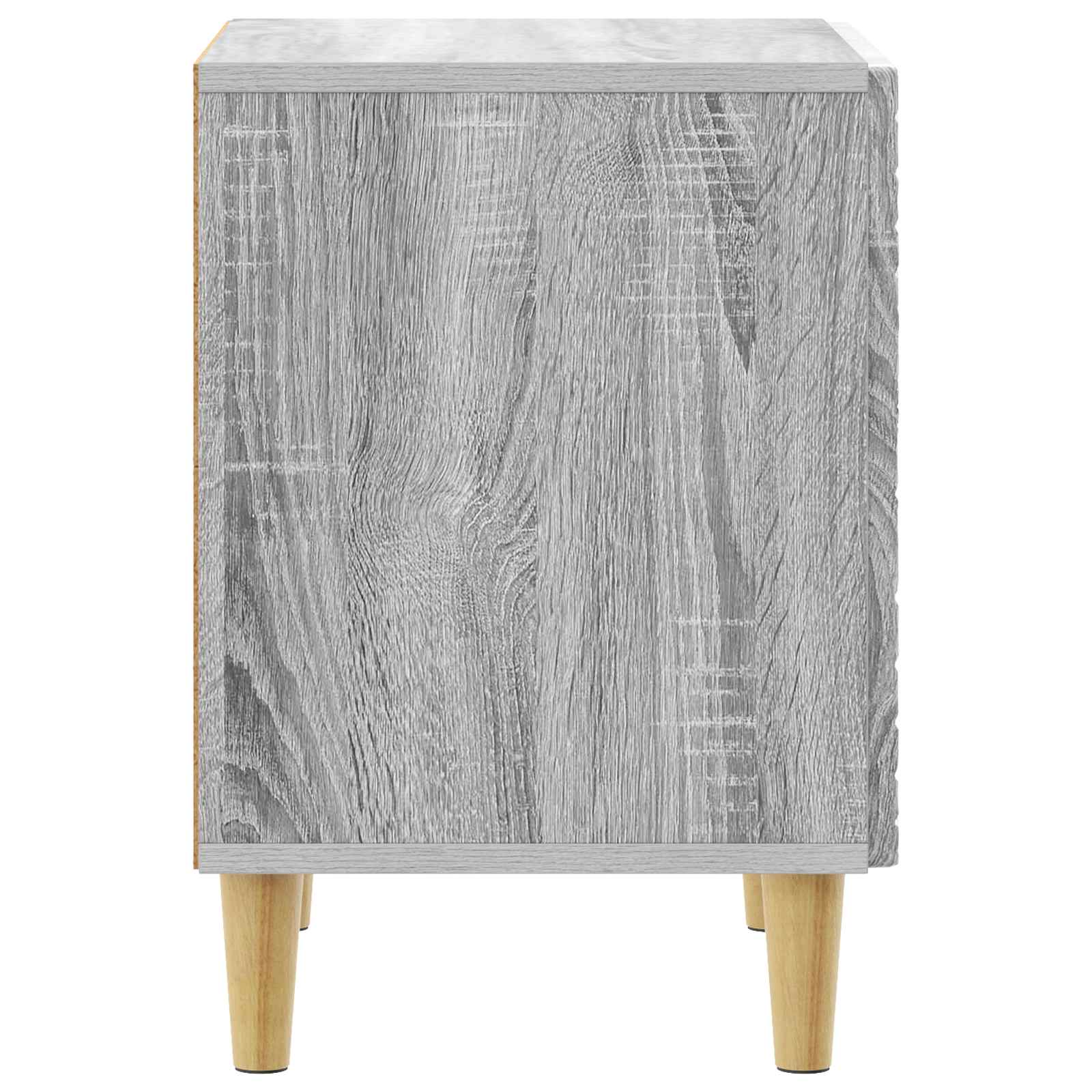 Κομοδίνο 2 pcs Γκρι Sonoma 43 x 34,5 x 50 εκ Επεξεργασμένο Ξύλο - Pakobazaar