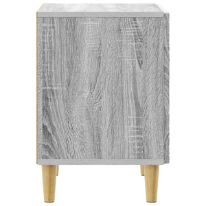 Κομοδίνο 2 pcs Γκρι Sonoma 43 x 34,5 x 50 εκ Επεξεργασμένο Ξύλο - Pakobazaar