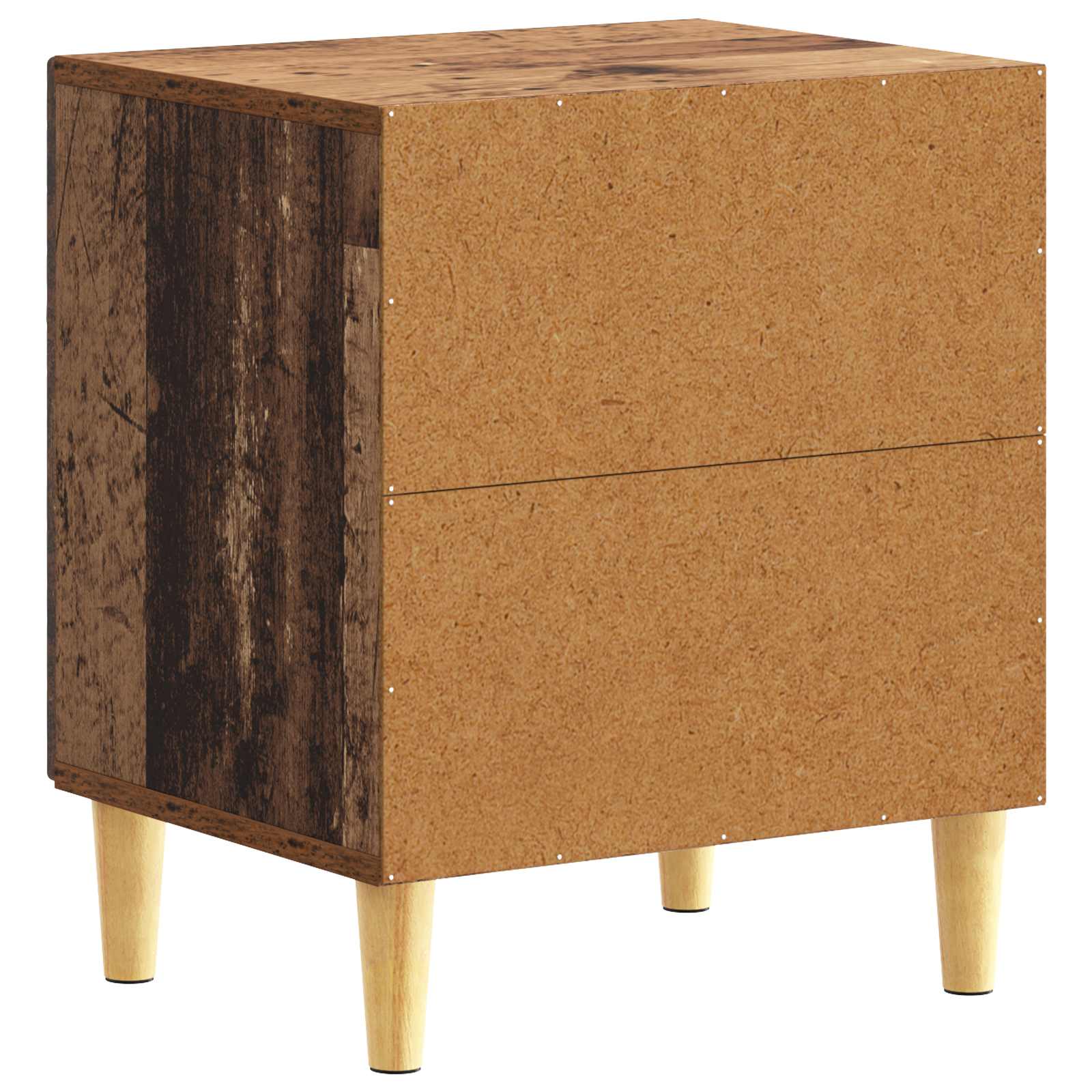 Κομοδίνο 2 pcs Παλαιωμένο ξύλο 43 x 34,5 x 50 εκ - Pakobazaar