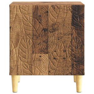 Κομοδίνο 2 pcs Παλαιωμένο ξύλο 43 x 34,5 x 50 εκ - Pakobazaar