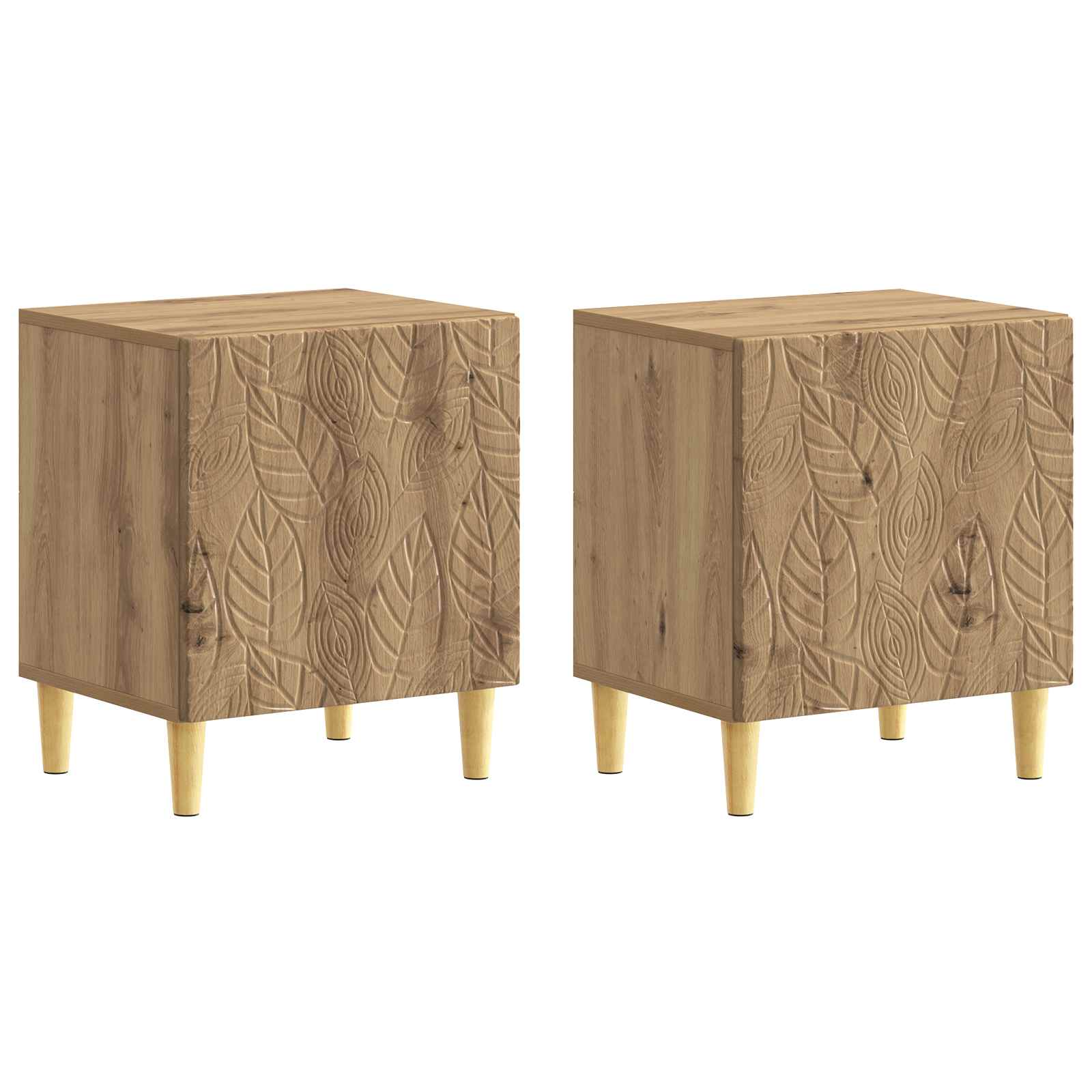 Κομοδίνο 2 pcs Artisan Δρυς 43 x 34,5 x 50 εκ - Pakobazaar