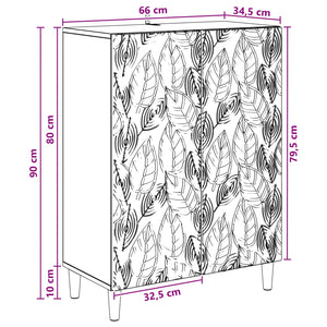 Πλαϊνό γραφείο Artisan Δρυς 66 x 34,5 x 90 εκ - Pakobazaar