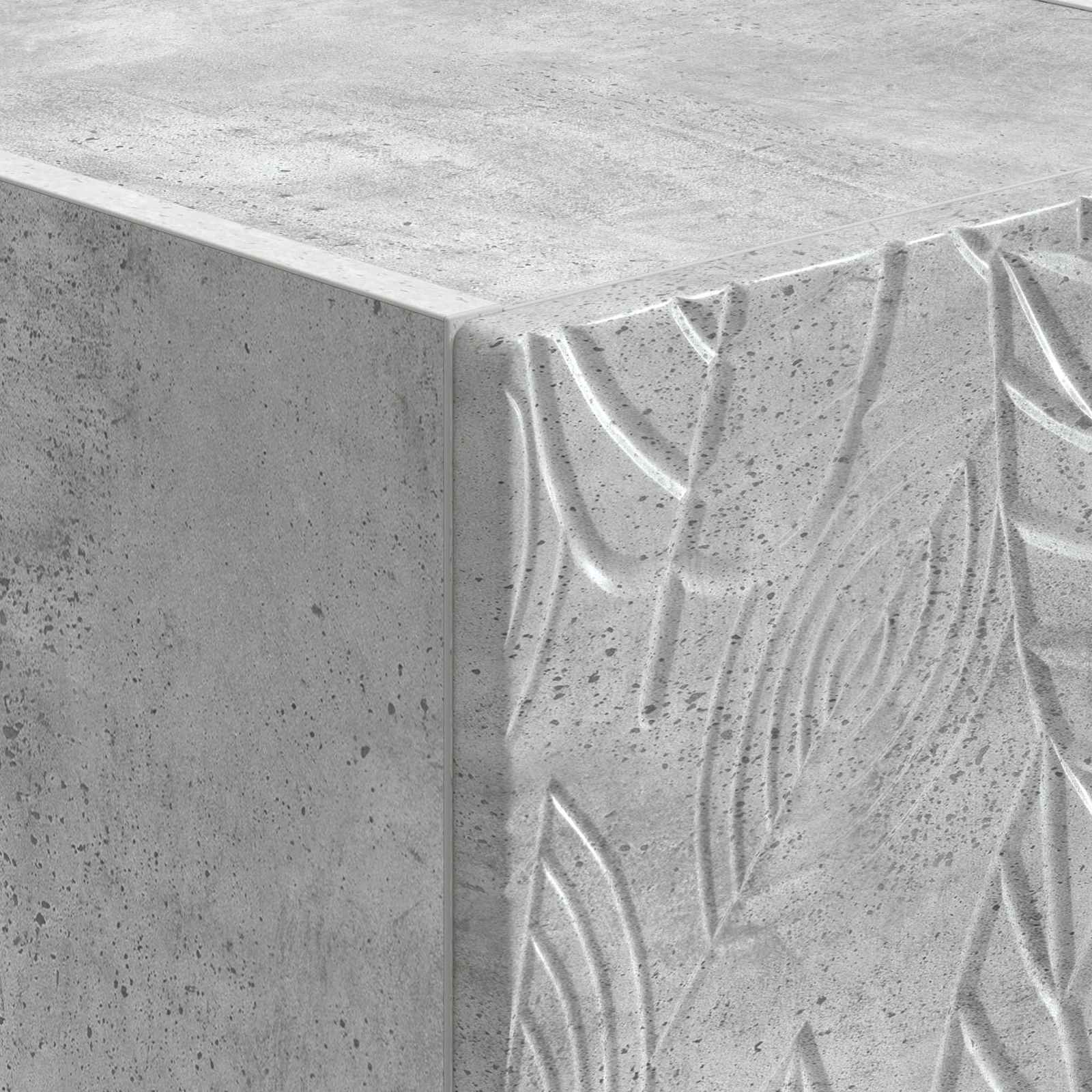 Πλαϊνό γραφείο Γκρι Σκυροδέματος 33 x 34,5 x 90 εκ - Pakobazaar