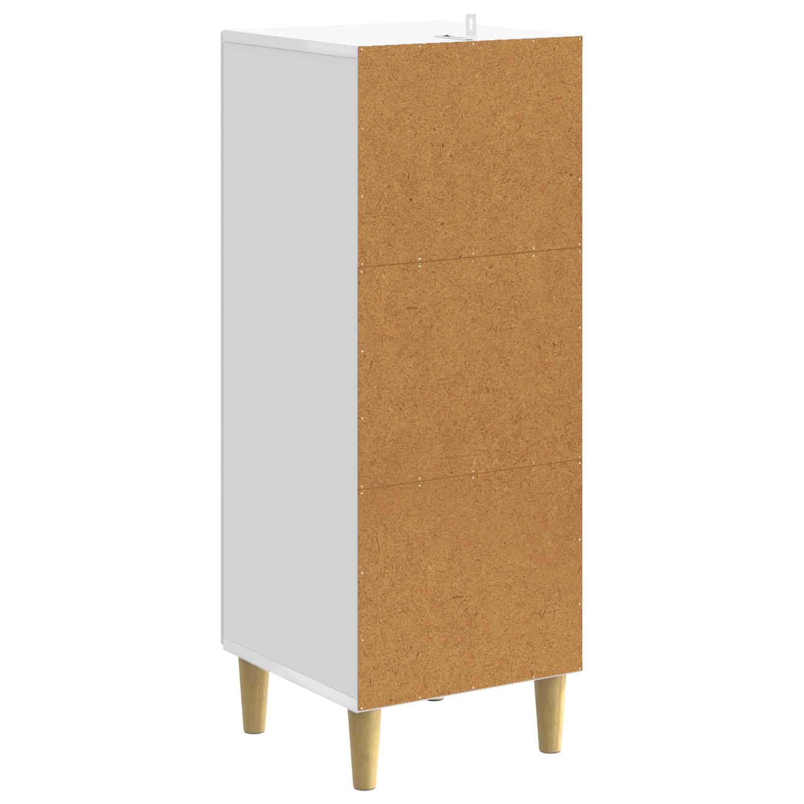 Πλαϊνό γραφείο Γυαλιστερό Λευκό 33 x 34,5 x 90 εκ - Pakobazaar