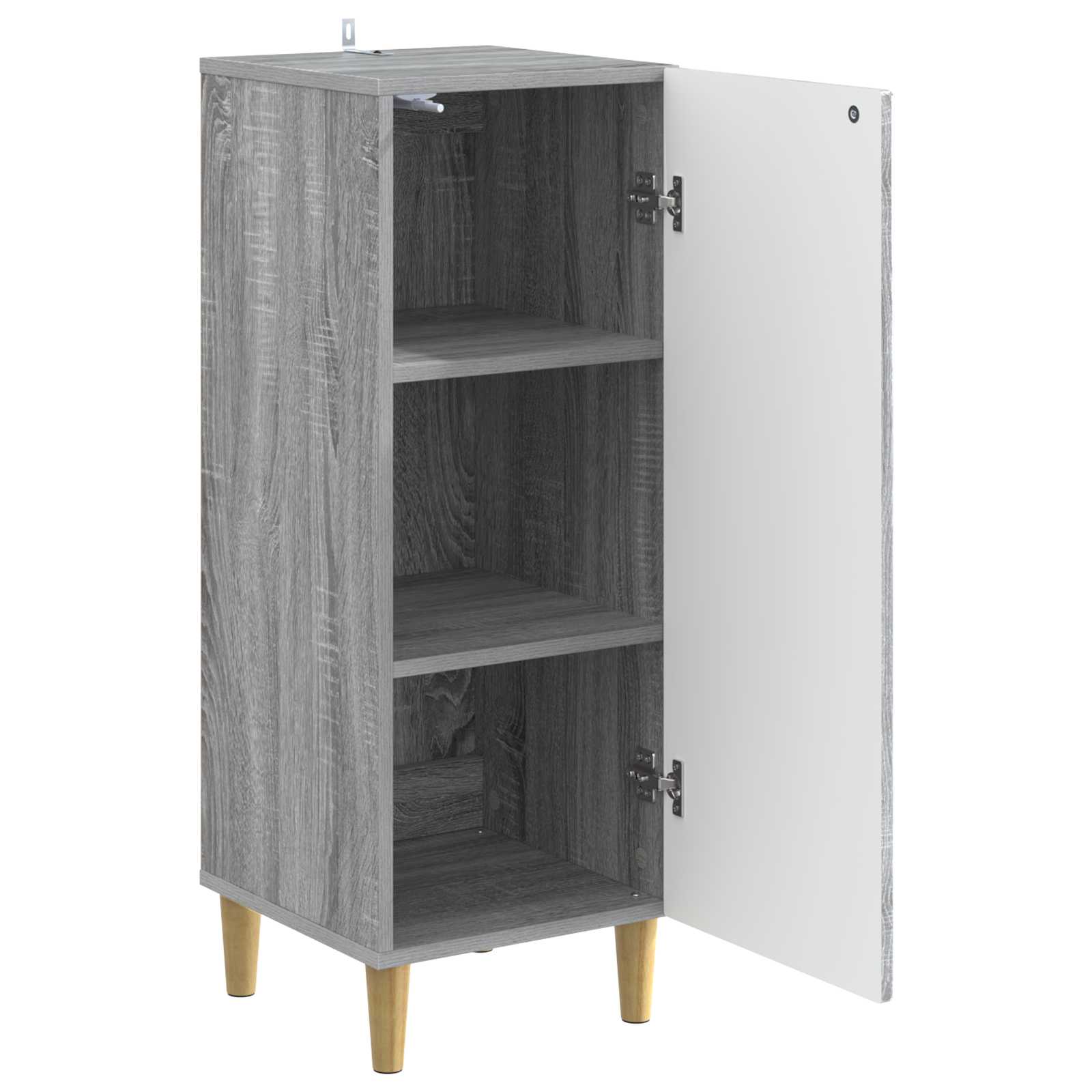 Πλαϊνό γραφείο Γκρι Sonoma 33 x 34,5 x 90 εκ Επεξεργασμένο Ξύλο - Pakobazaar