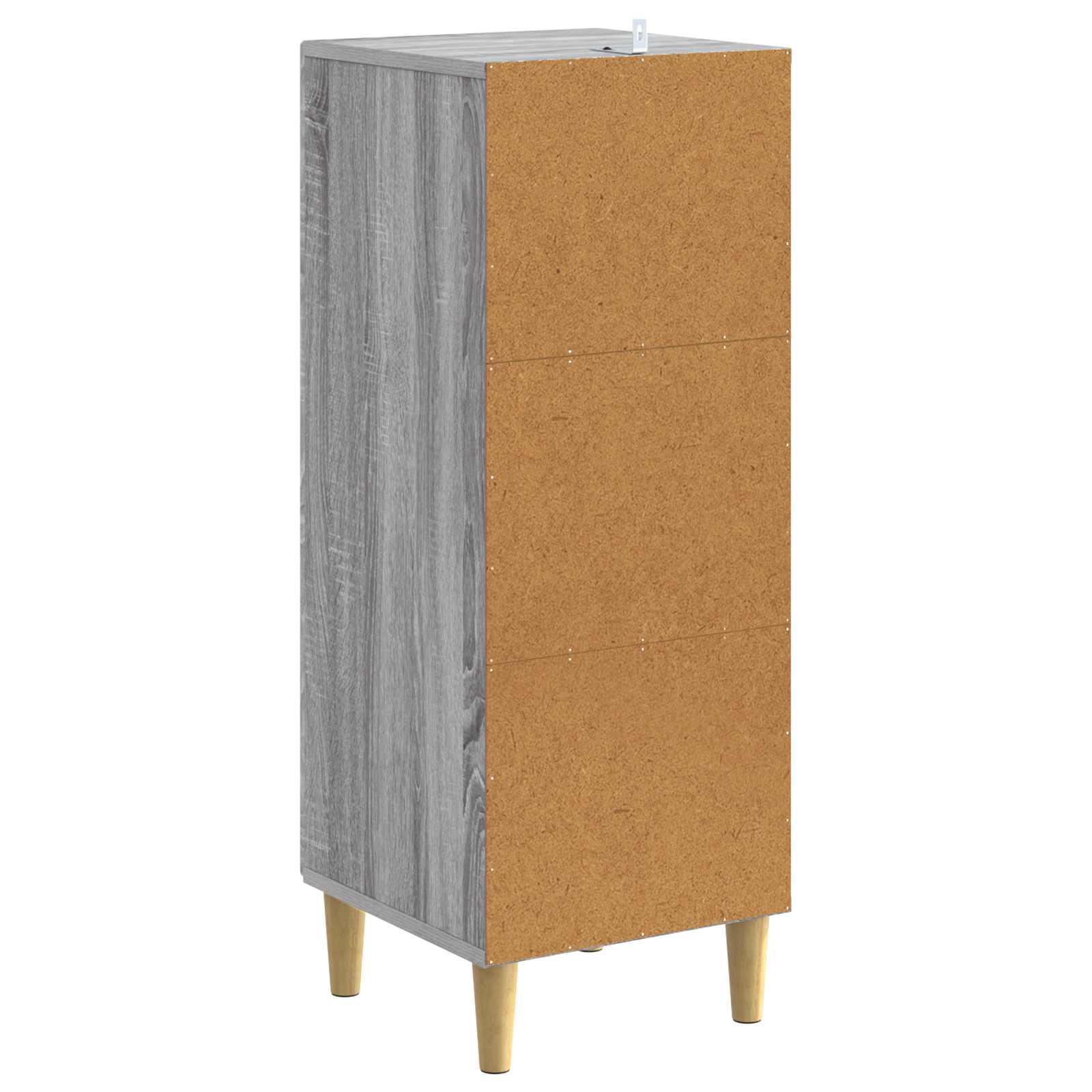Πλαϊνό γραφείο Γκρι Sonoma 33 x 34,5 x 90 εκ Επεξεργασμένο Ξύλο - Pakobazaar