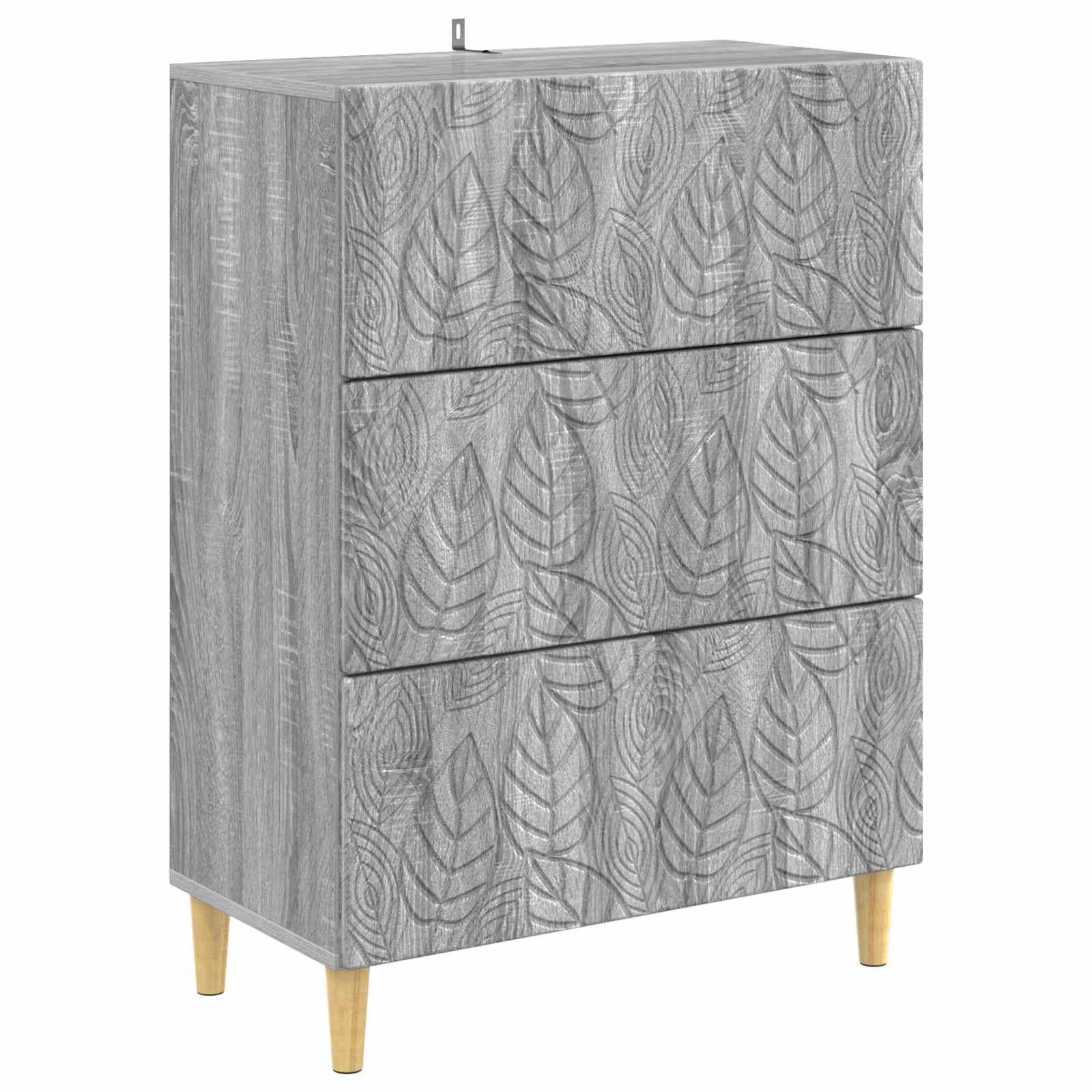 Ντουλάπι με Συρτάρια Γκρι Sonoma 66 x 34,5 x 90 εκ - Pakobazaar