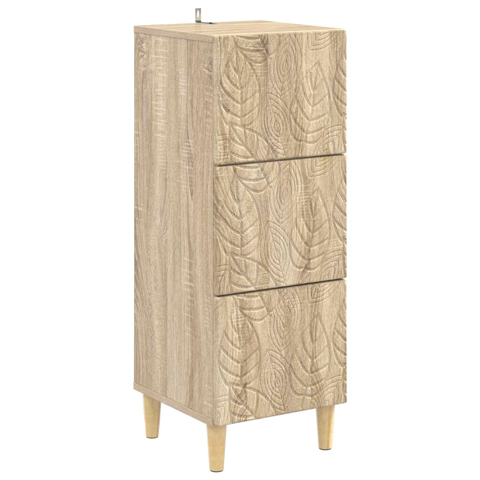 Ντουλάπι με Συρτάρια Sonoma Δρυς 33 x 34,5 x 90 εκ - Pakobazaar