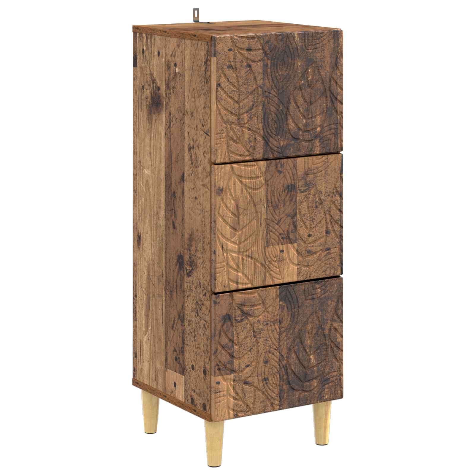 Ντουλάπι με Συρτάρια Παλαιωμένο ξύλο 33 x 34,5 x 90 εκ - Pakobazaar
