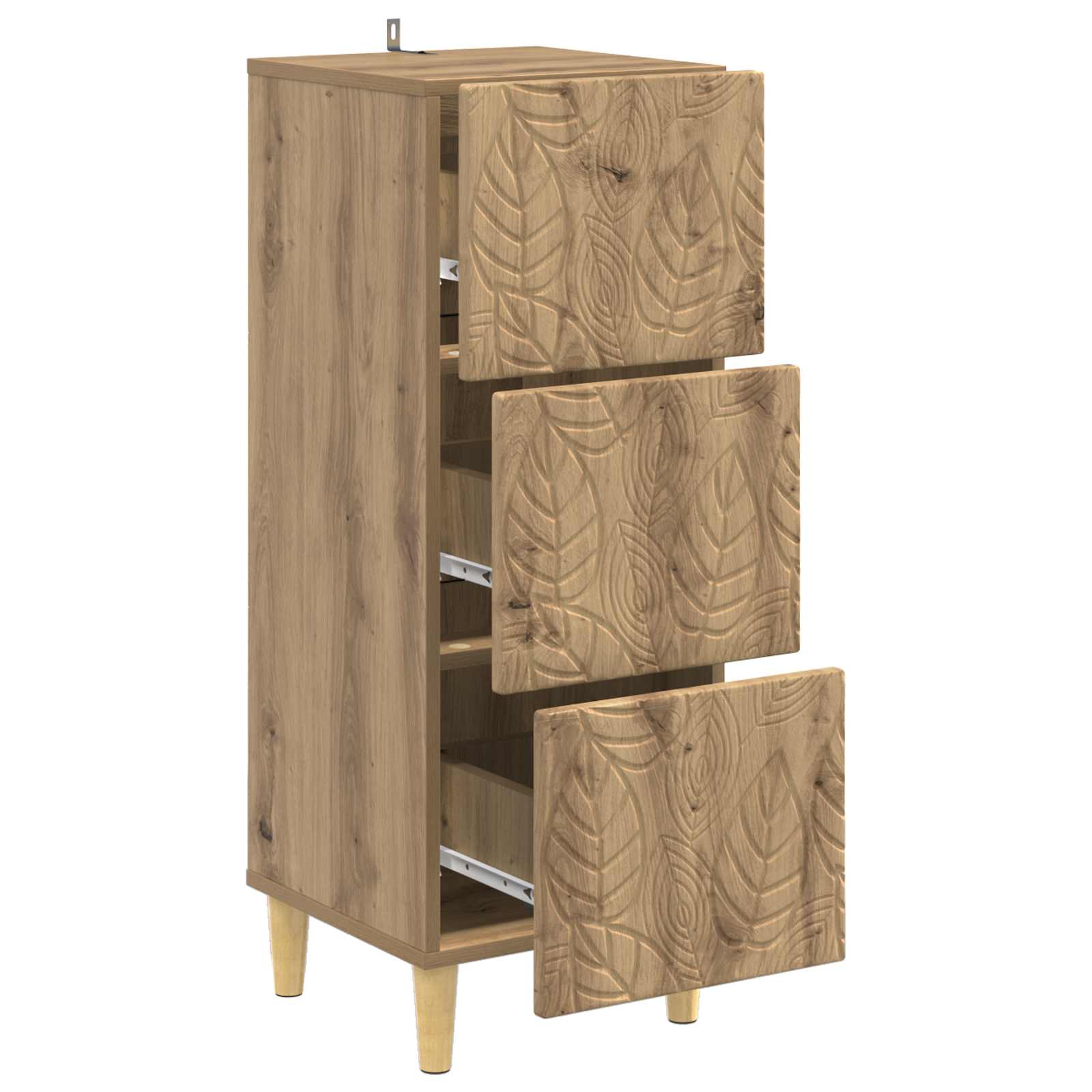 Ντουλάπι με Συρτάρια Artisan Δρυς 33 x 34,5 x 90 εκ - Pakobazaar