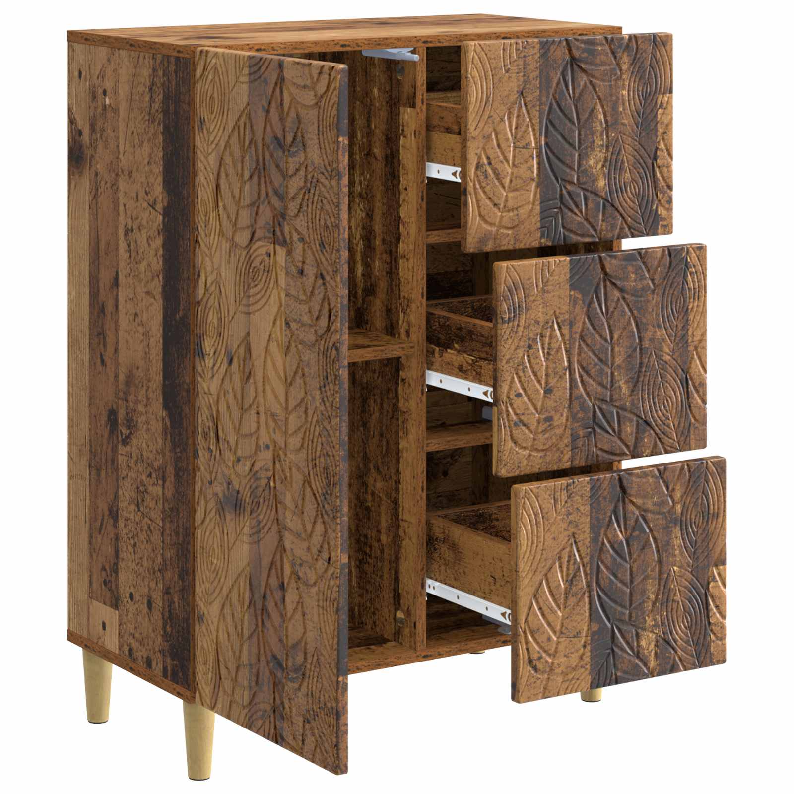 Πλαϊνό γραφείο Παλαιωμένο ξύλο 66 x 34,5 x 90 εκ - Pakobazaar