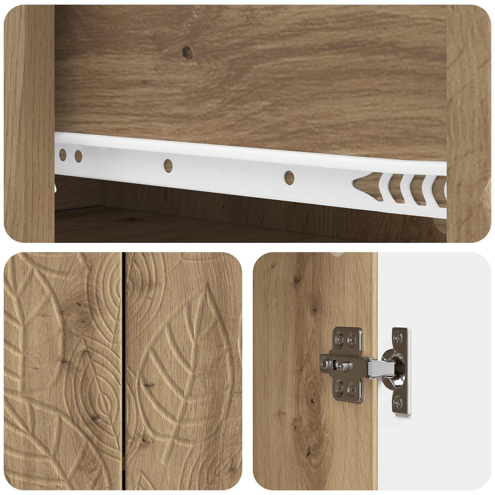 Πλαϊνό γραφείο Artisan Δρυς 66 x 34,5 x 90 εκ - Pakobazaar